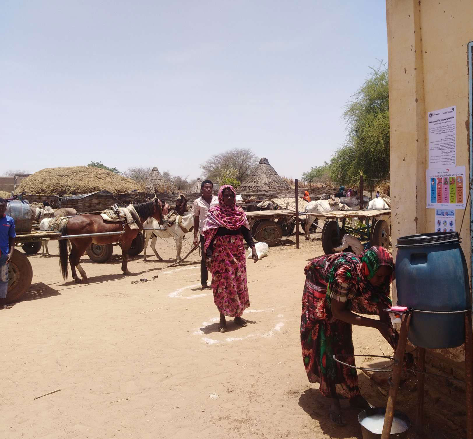 World Vision promoting the risk communication pillar to COVID 19 response in Sudan