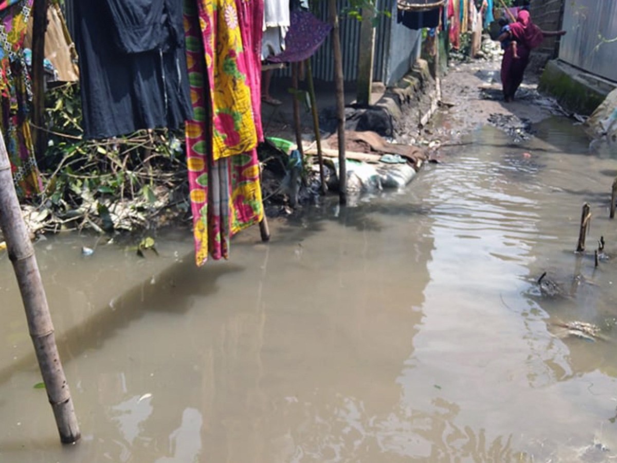 Due to incessant rain for 3-4 days, this flash flood hits us and now we are living in a water