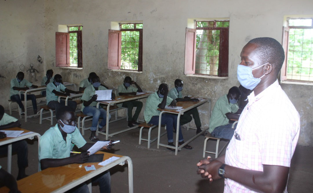 After months of being away from school due to the coronavirus, these girls in Blue Nile state were excited to finally be back in school, and even more, sit their final year exams.
