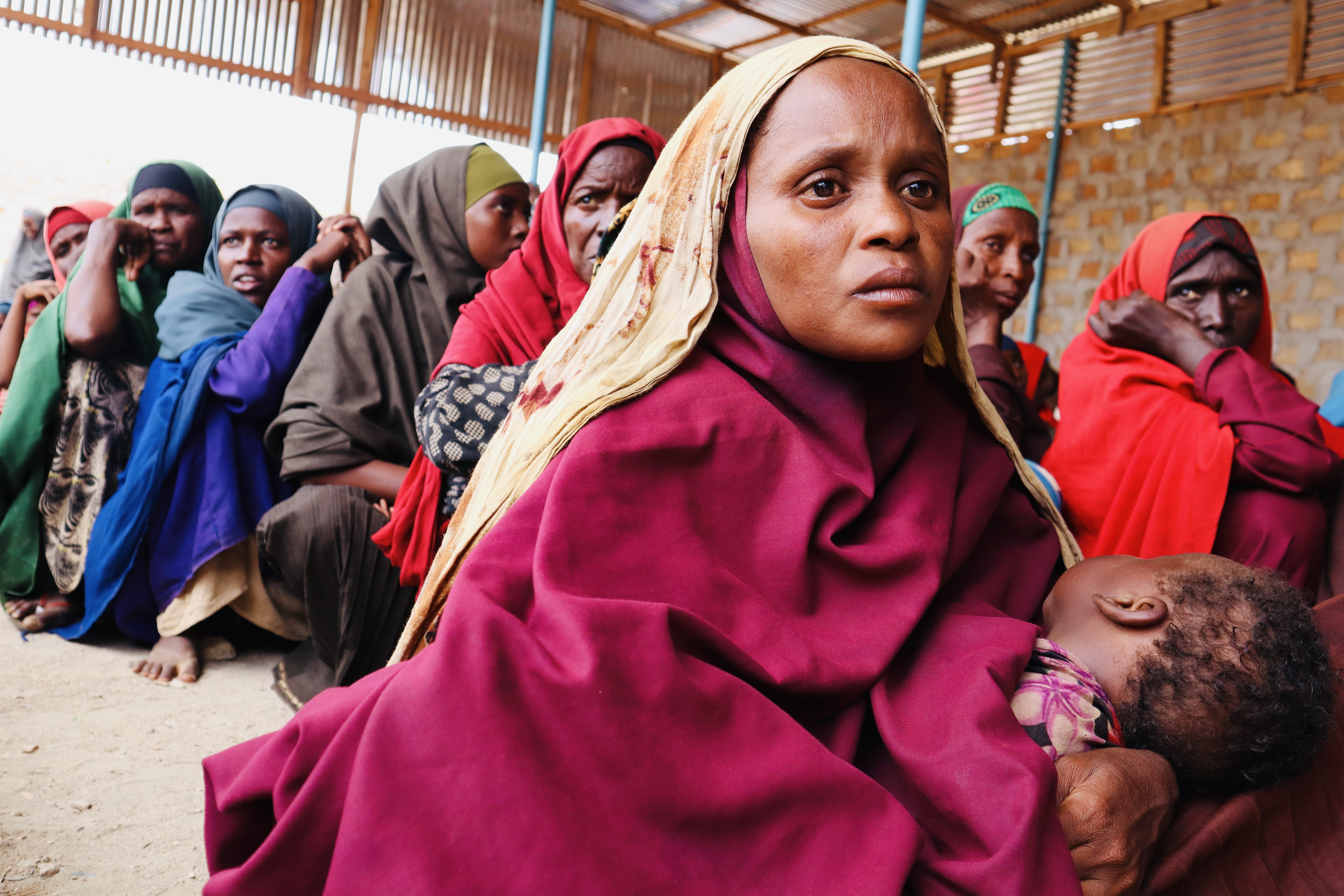 Adey came to #Baidoa in a site for internally displaced persons in the hope of getting assistance to survive the #drought that’s killed livelihoods across #Somalia. She’s registered to receive US$75 in food vouchers until December 2022, through funding from the World Food Programme