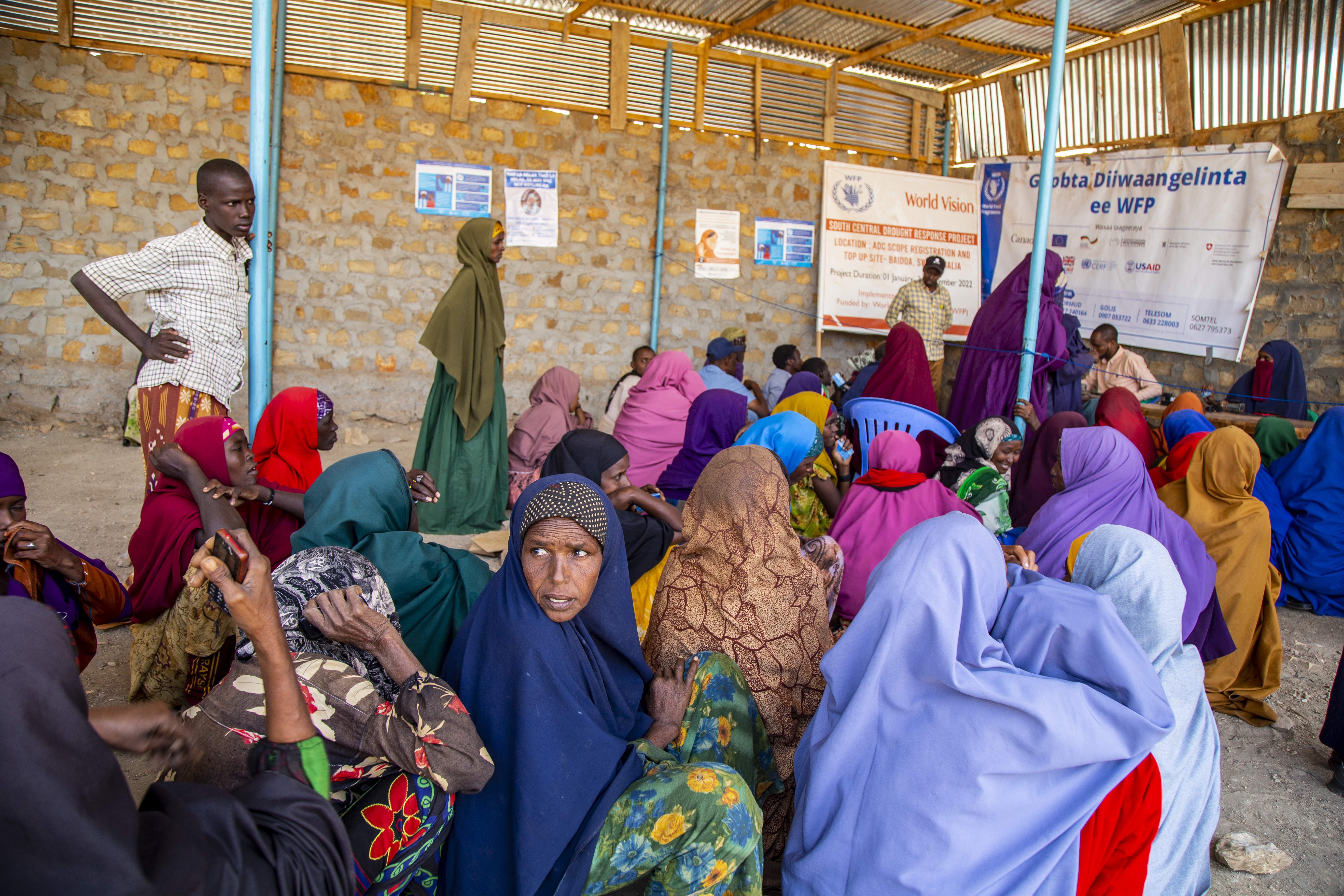 The prolonged drought across Somalia has forced nearly 800,000 people from their homes- since 2021