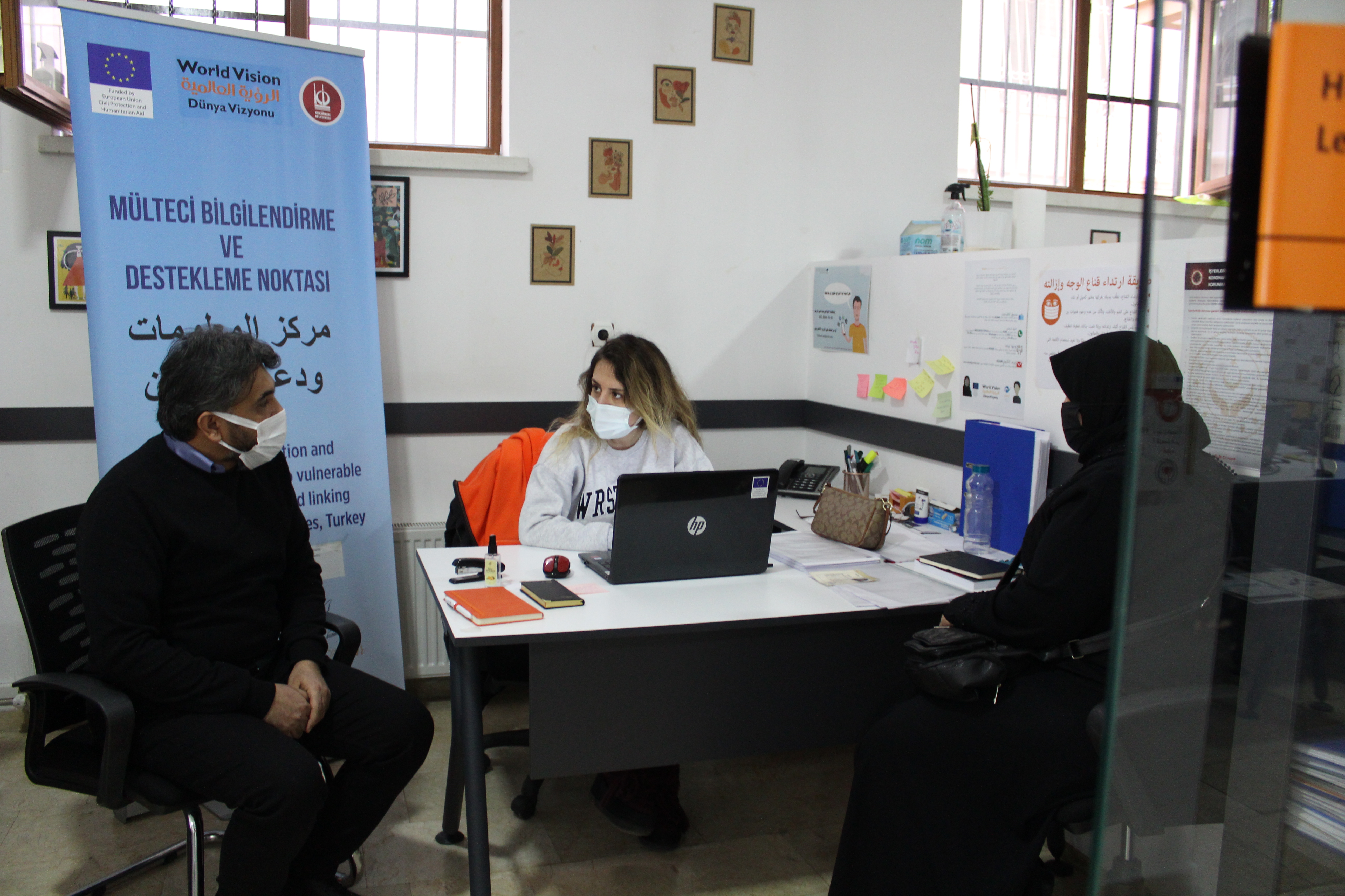 IGAM staff providing legal assistance 