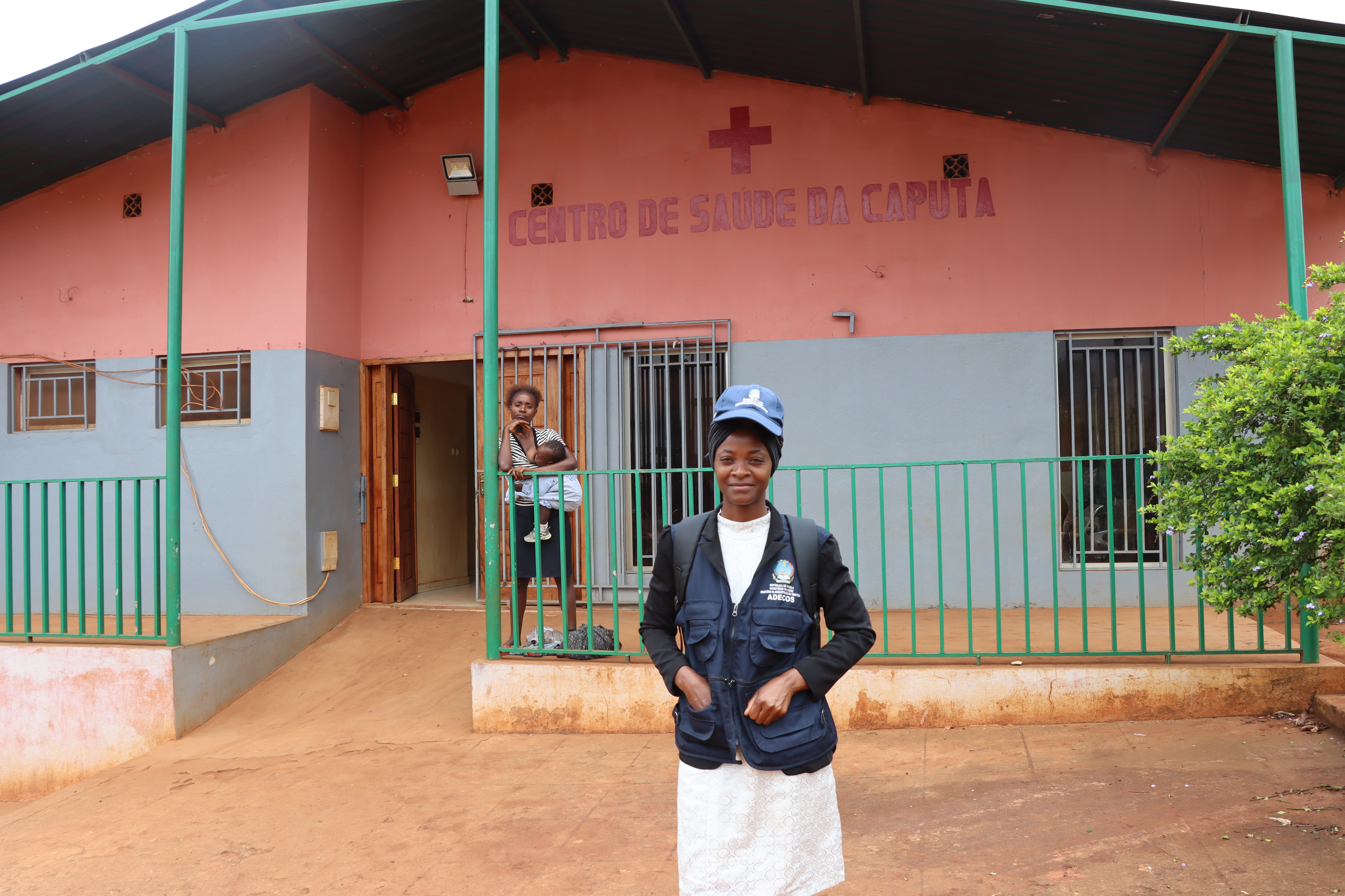 Luisa at the health center