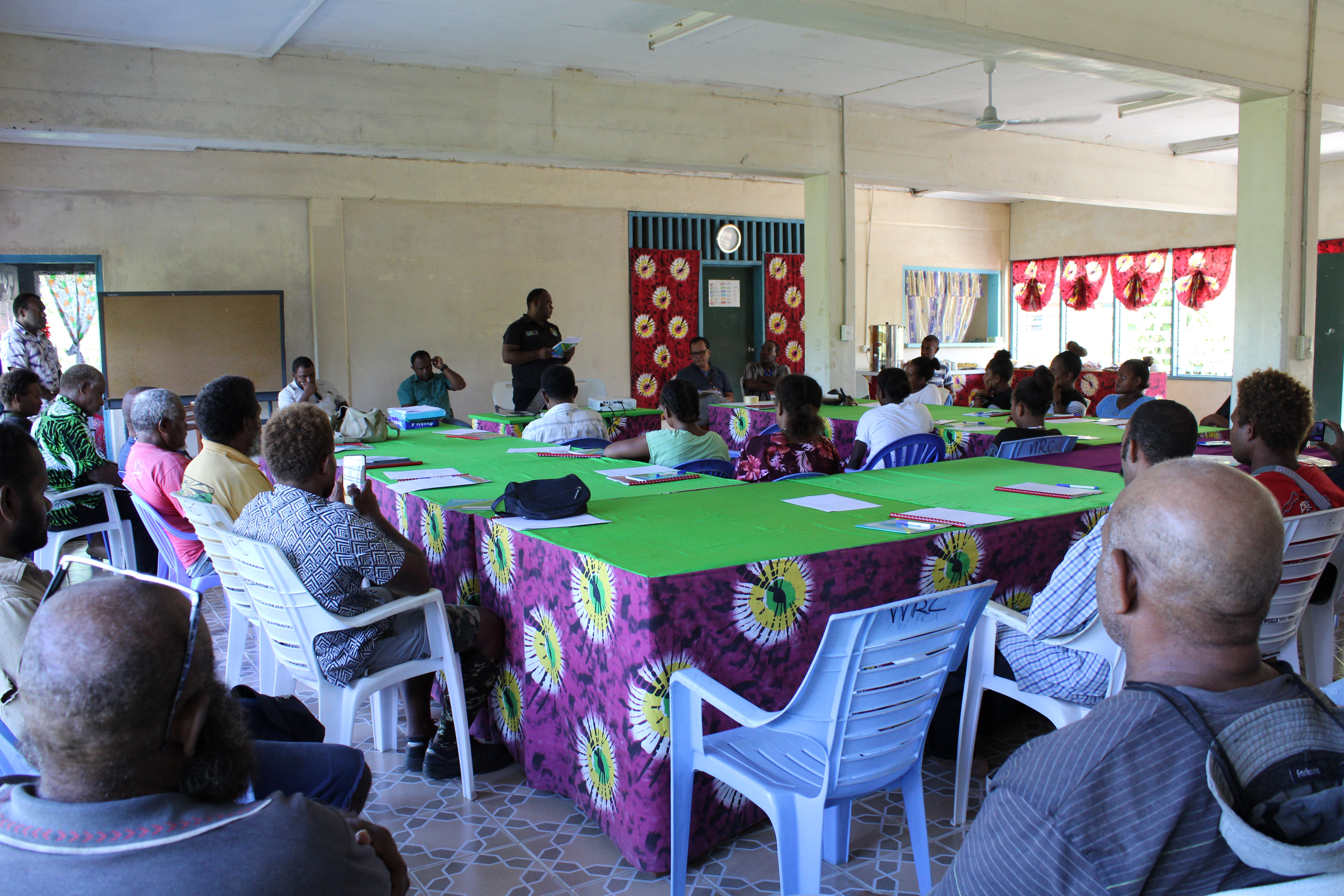 Attendees of Aquaculture training