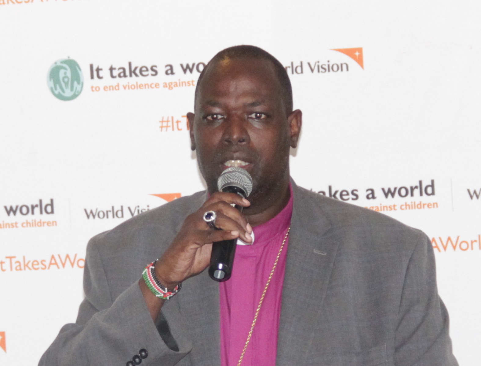 Dr. Jackson Ole Sapit, the head of the Anglican Church in Kenya (ACK). ©World Vision Photo/Nelson Olilo