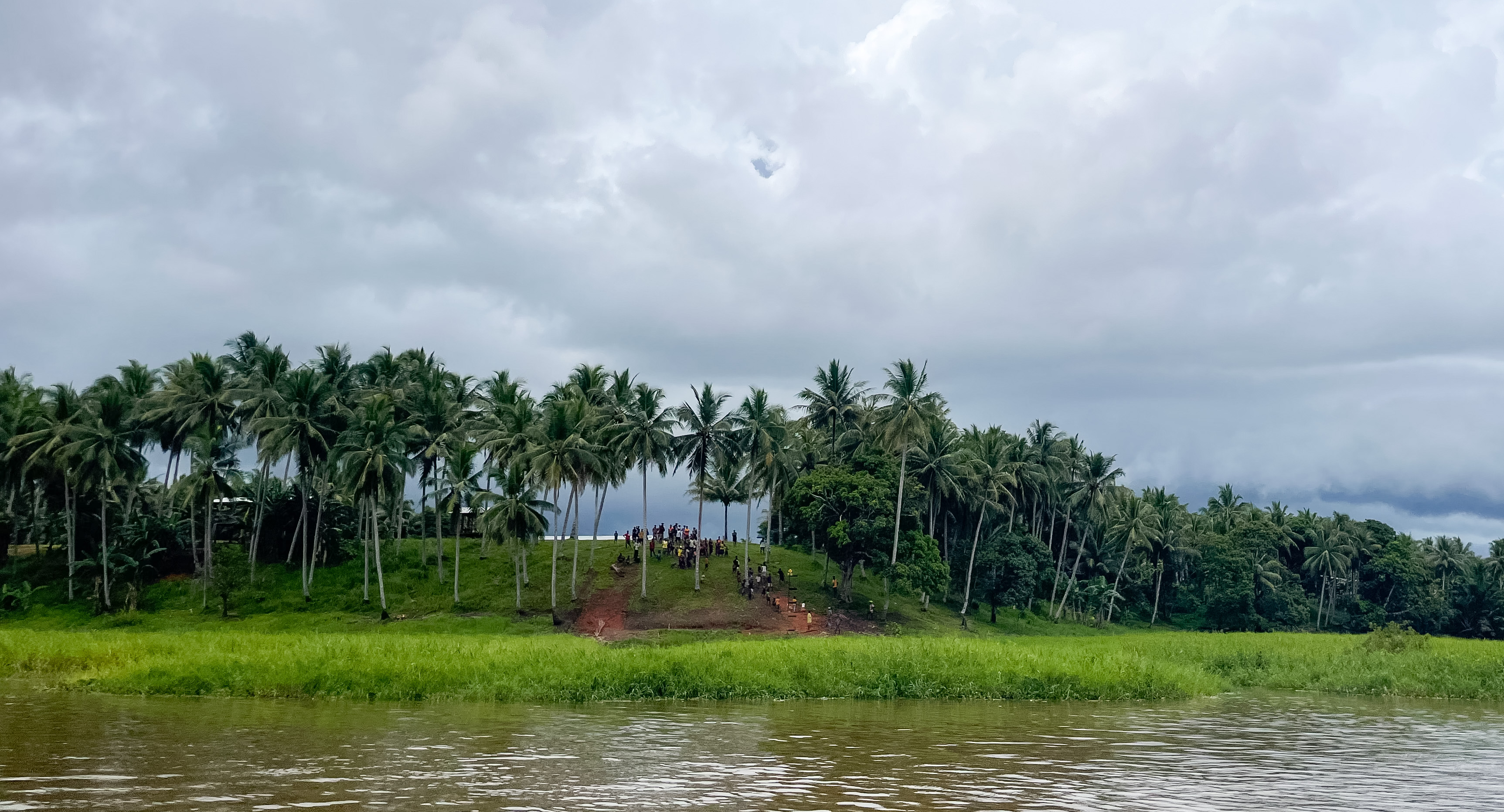 A view of Semabo Community as seen from the river.