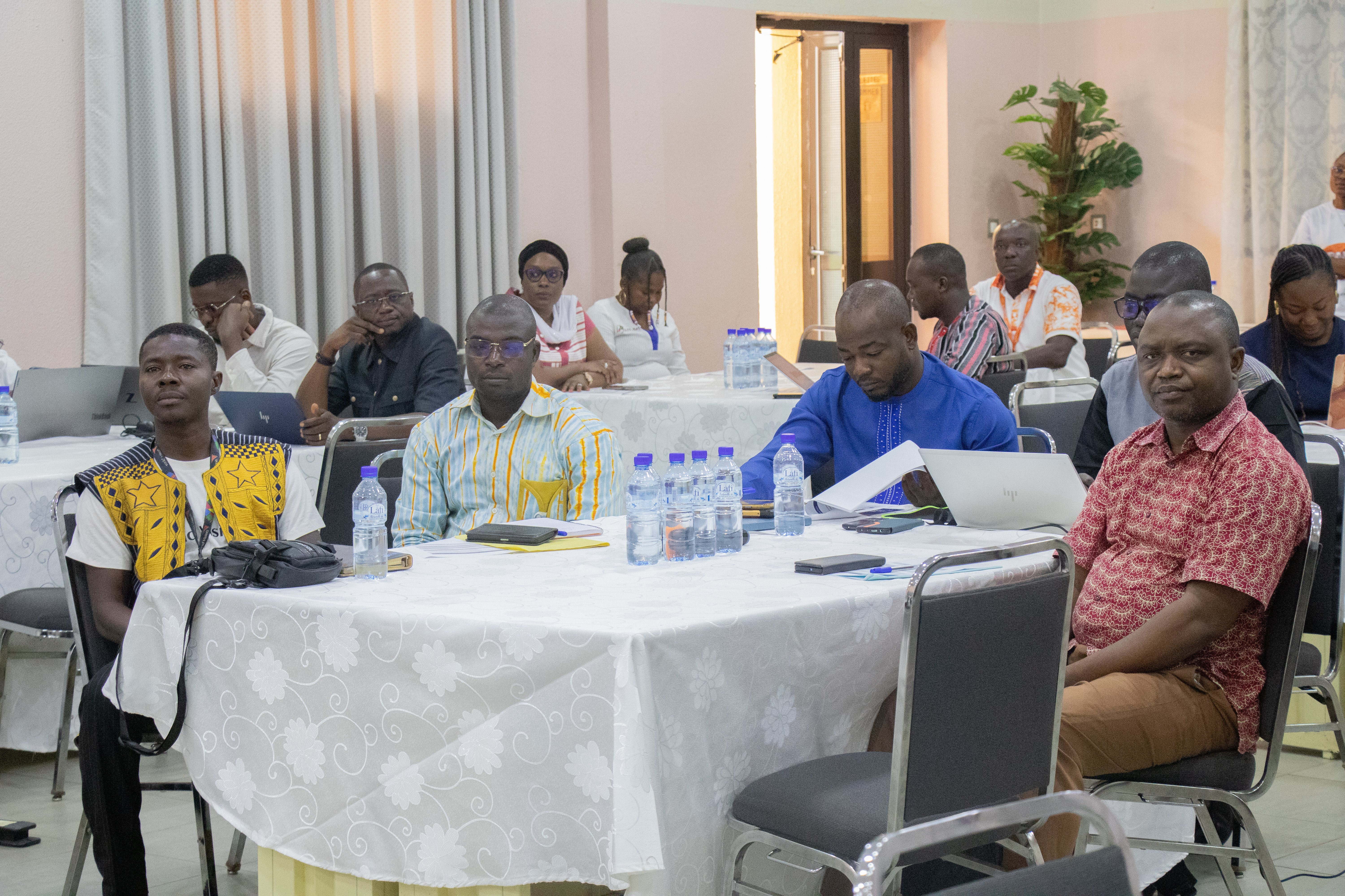 Partners present at the launch of the business plan