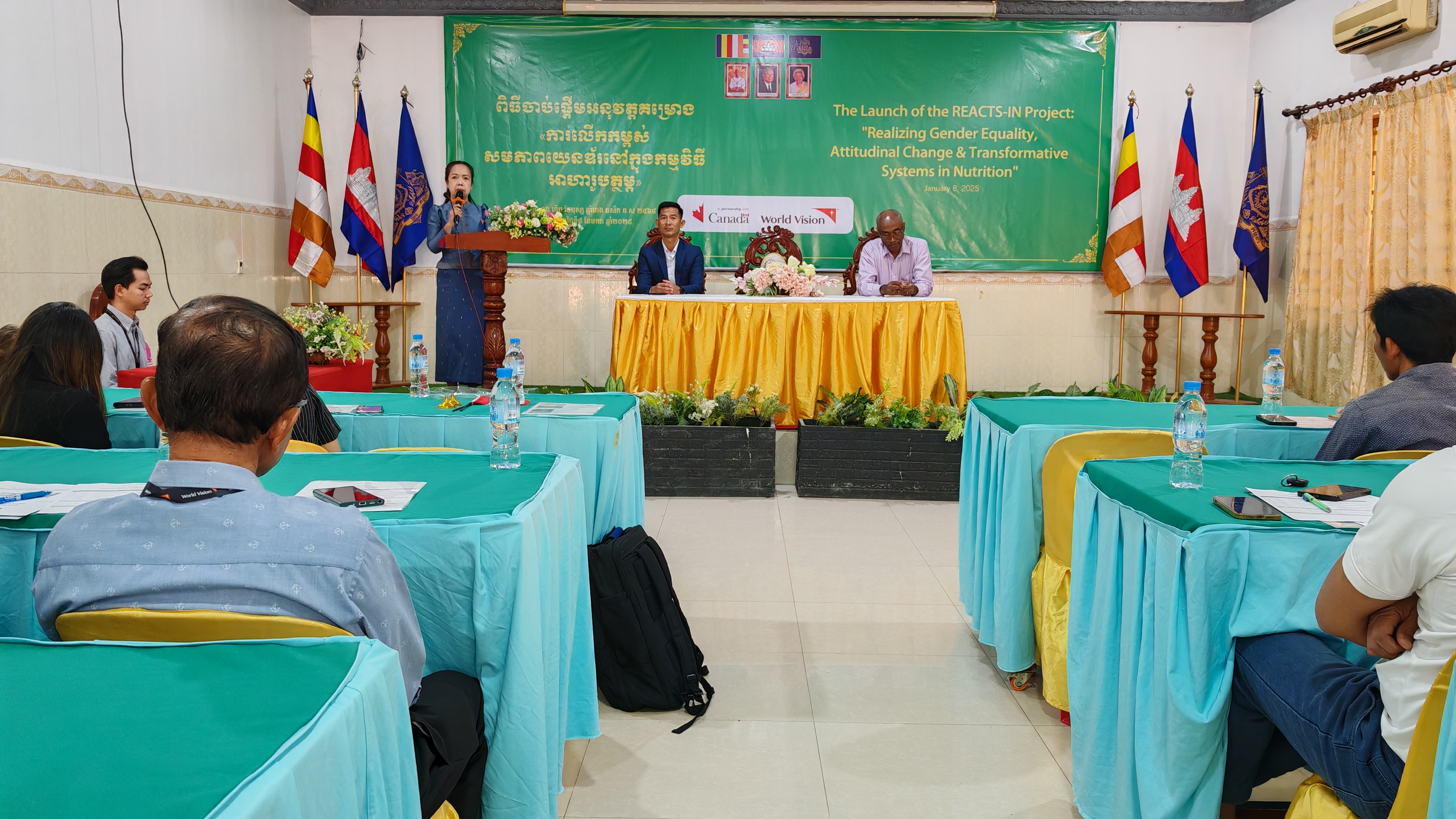 The launch of the ReactsIn Project in Kratie province