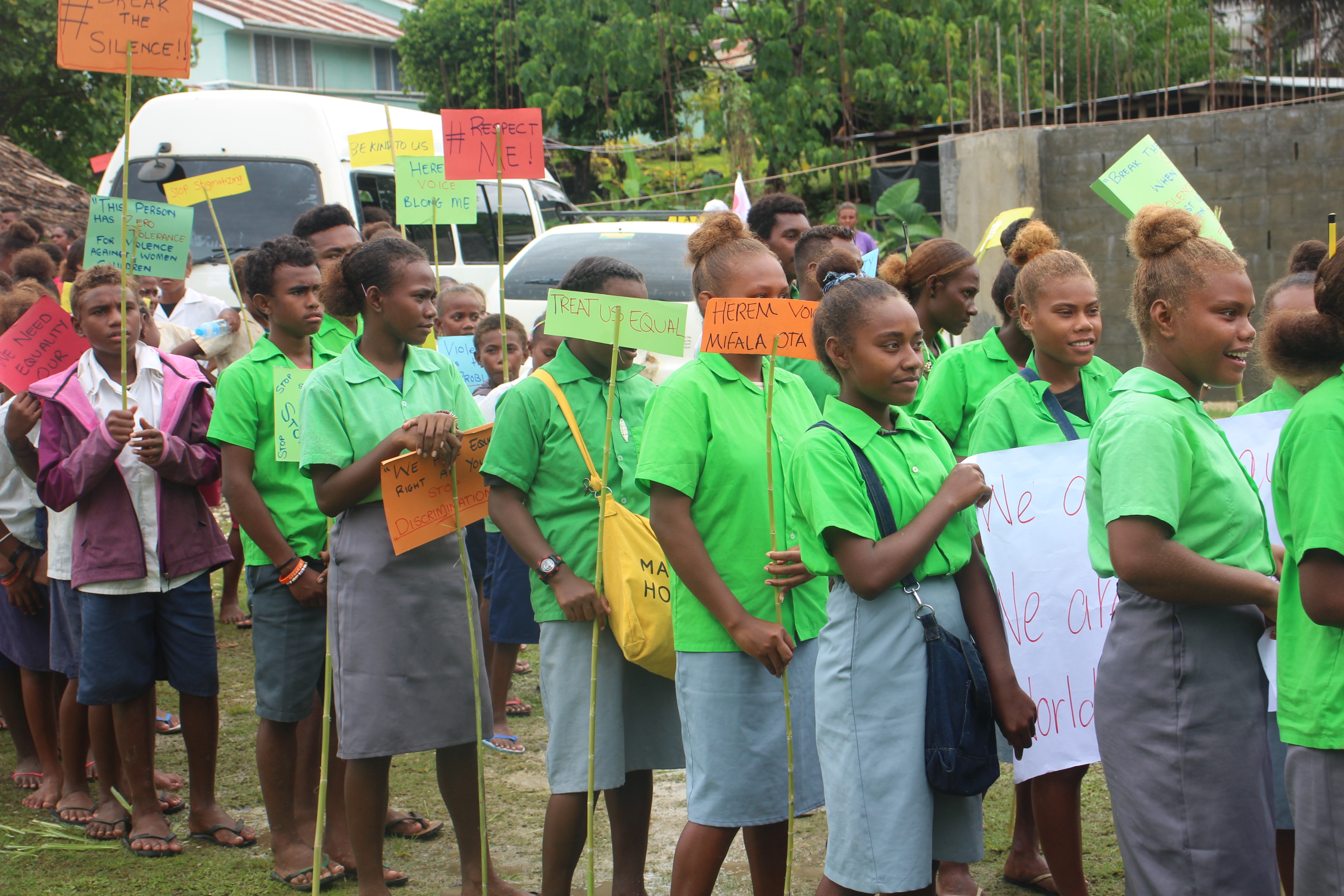 Parade in Auki