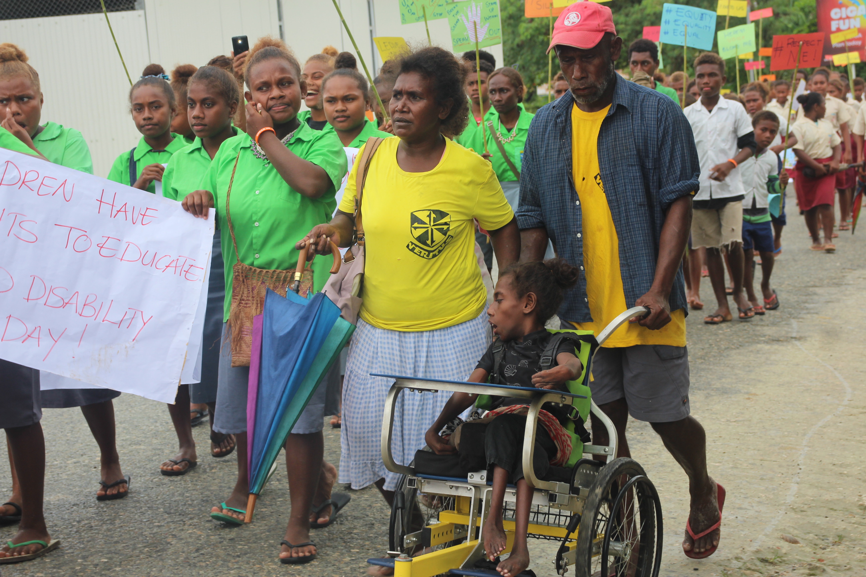 Parade in Auki