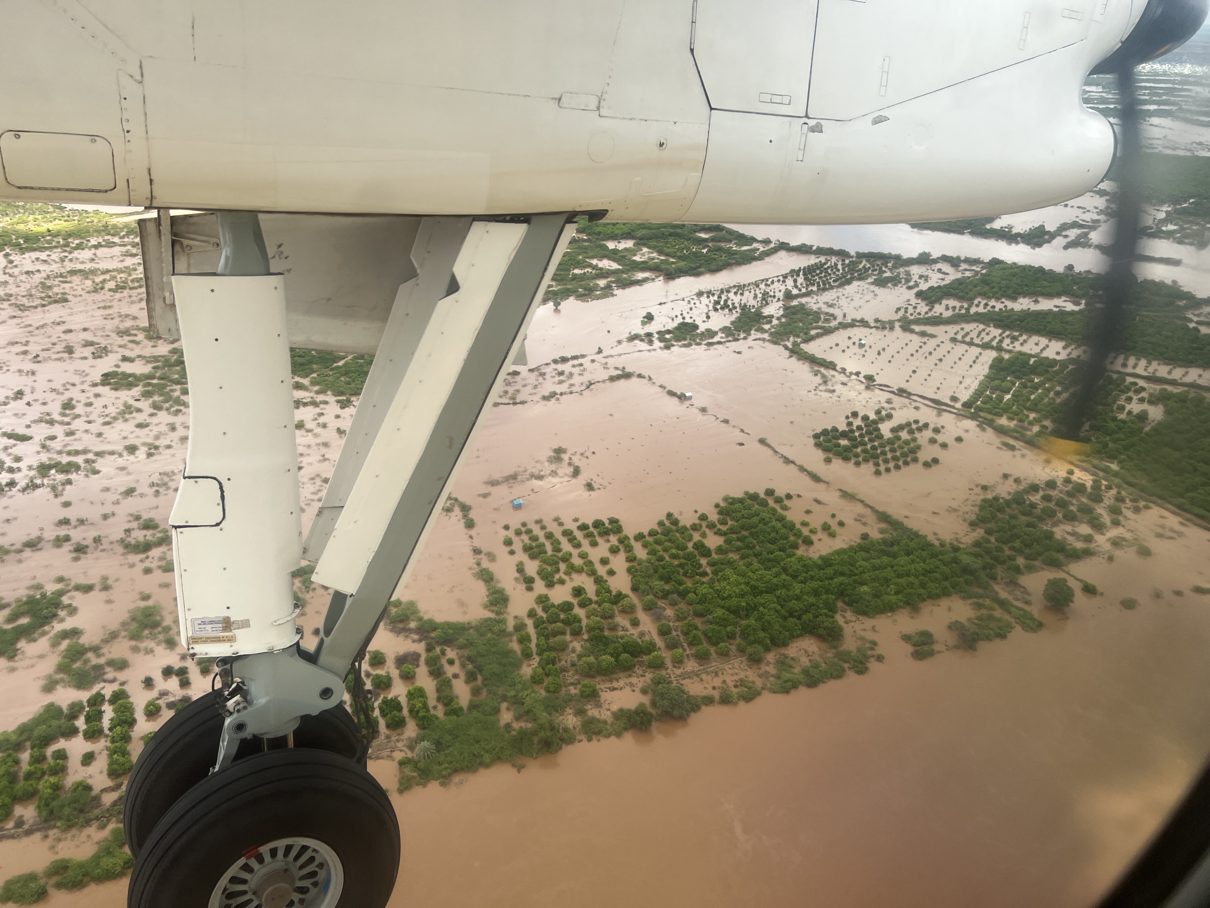 Severe flooding in Somalia has cut off major roads 