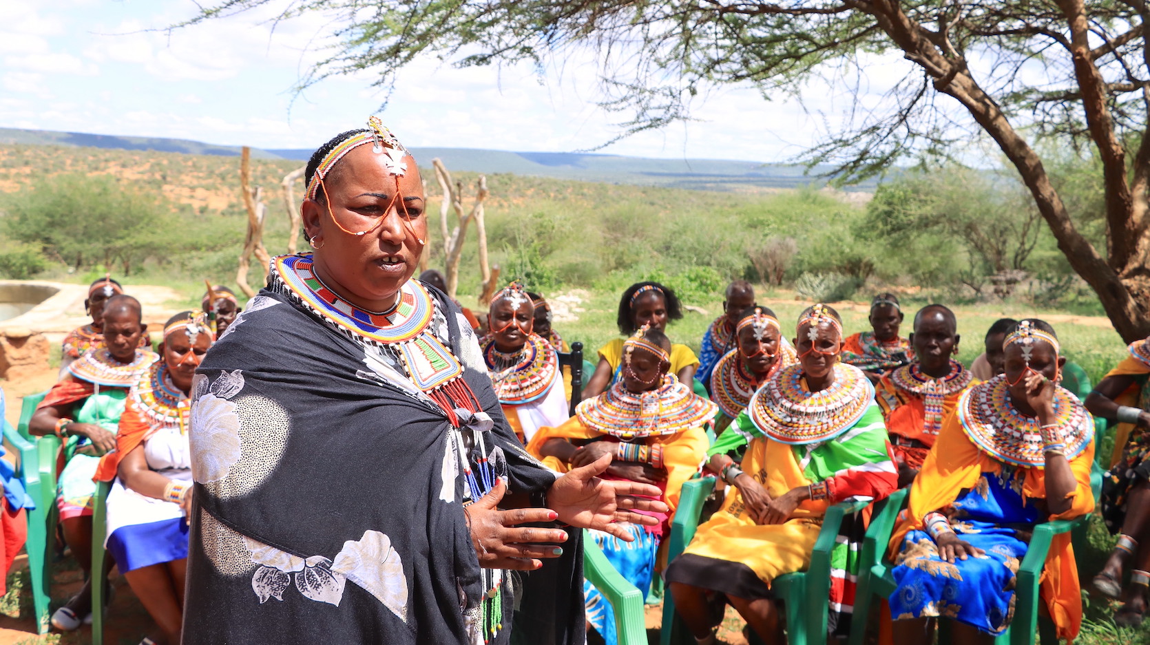 The IMARA programme is building the resilience of women to climate change droughts which disproportionately affects them and their children. ©World Vision Photo/David Nderitu.