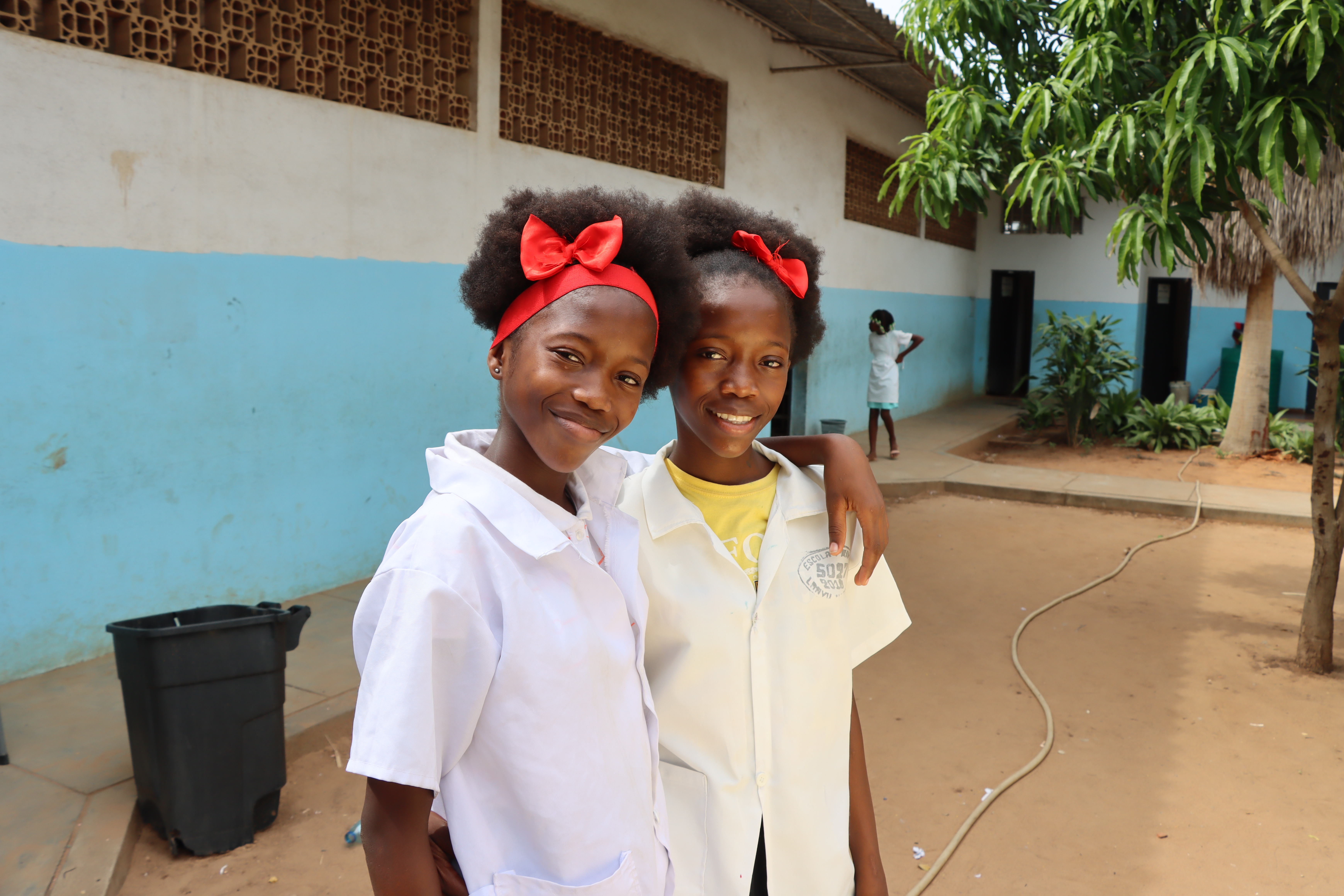 Pupils from school no. 5027 benefiting from project interventions 