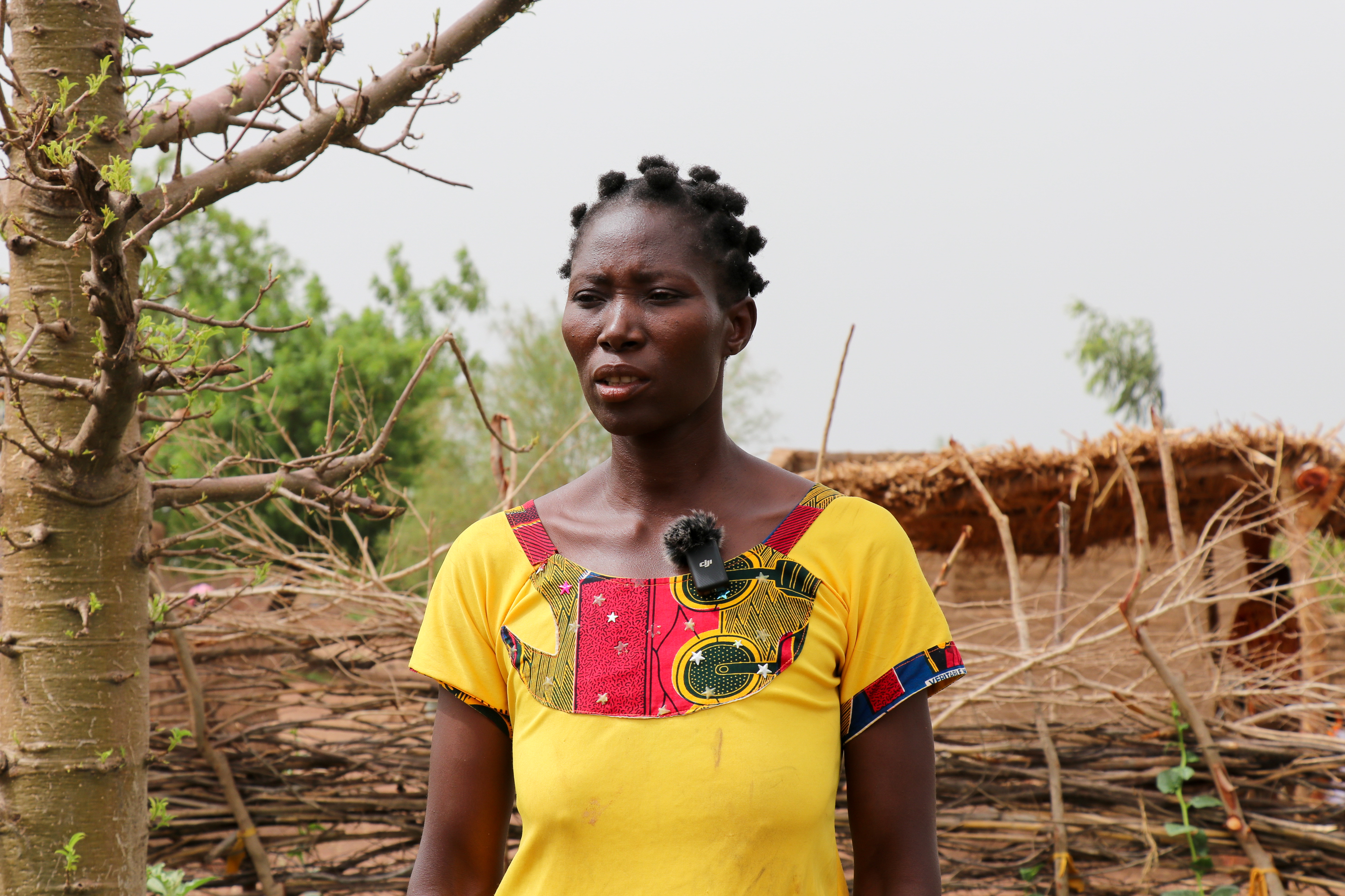 Cécile, a mother of seven living in the village of Passakongo (Dédougou Health District)