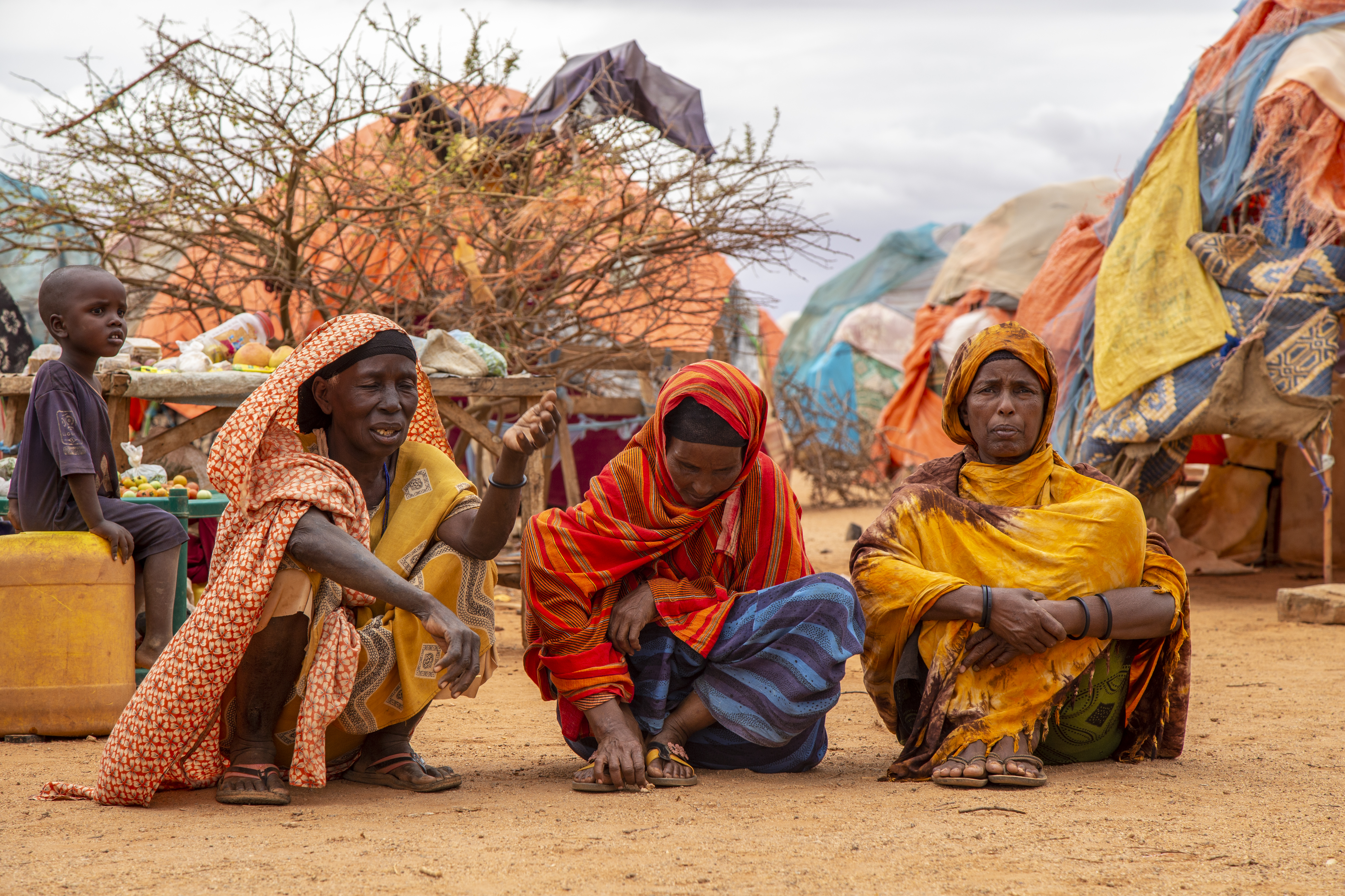 Due to the prolonged drought people lost their livelihoods and forced to seek survival
