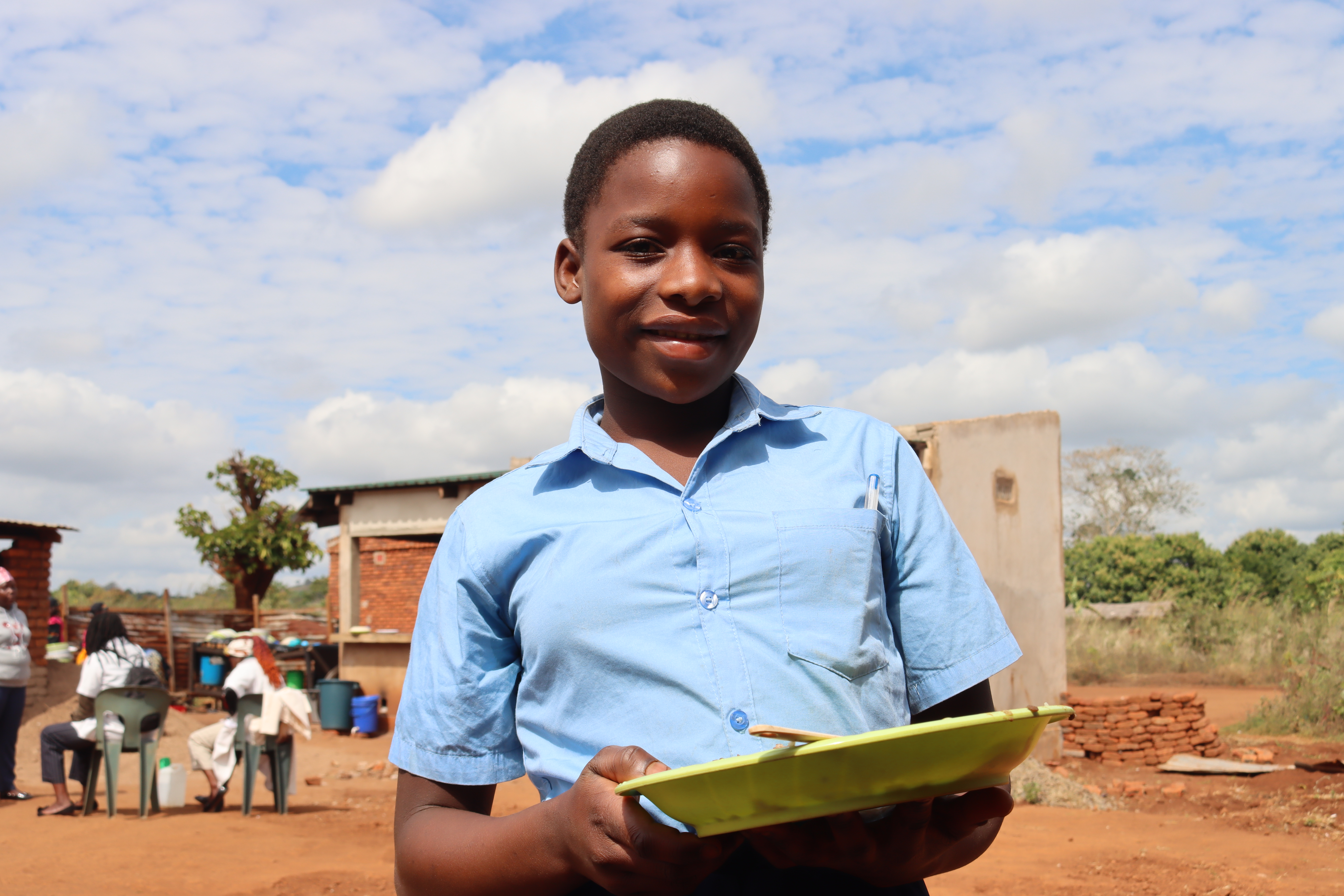 School meals are an incentive for Victória to thrive academically