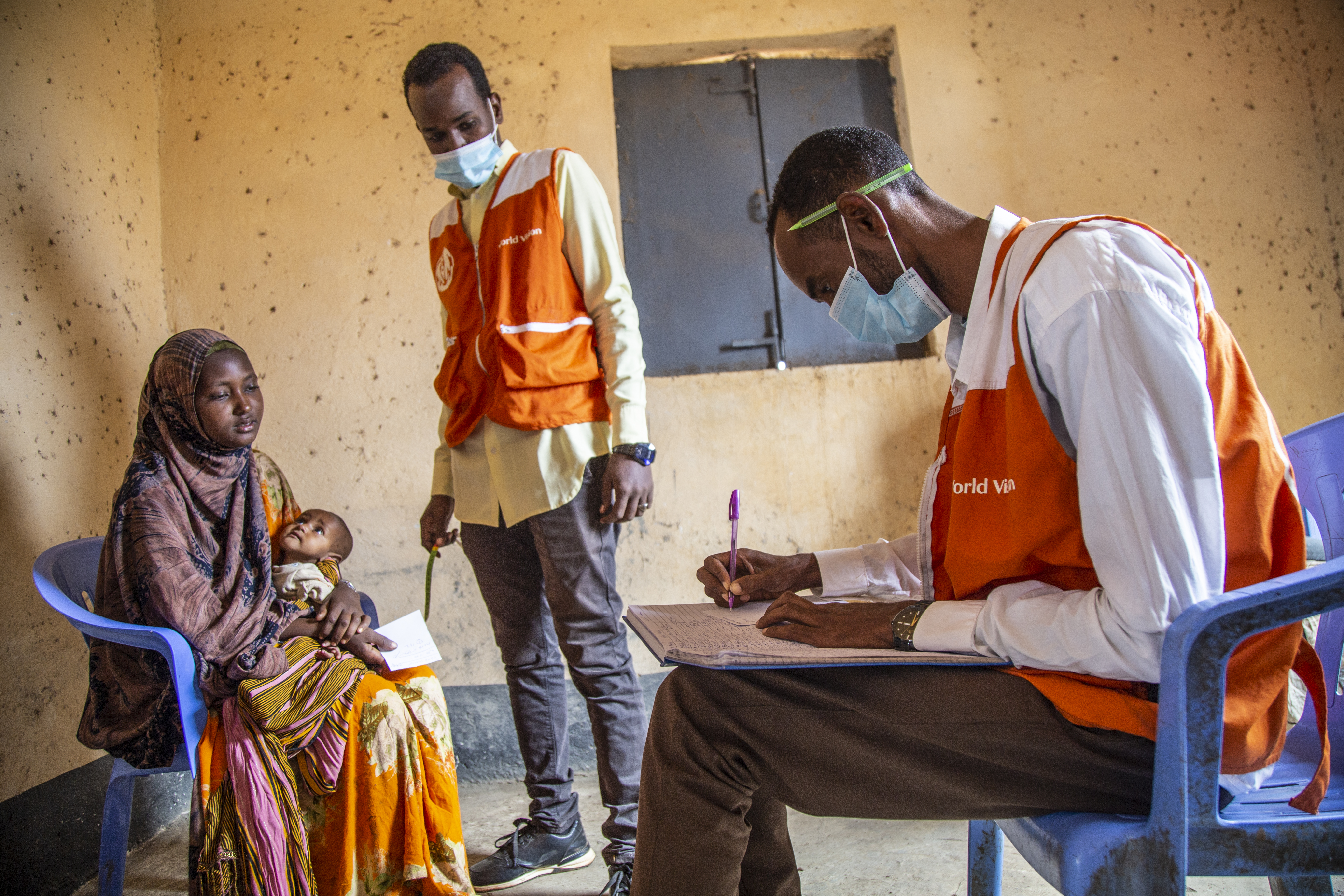 Nadifo Yahye, when she brought her sick child to a centre where World Vision was conducting a medical outreach. 