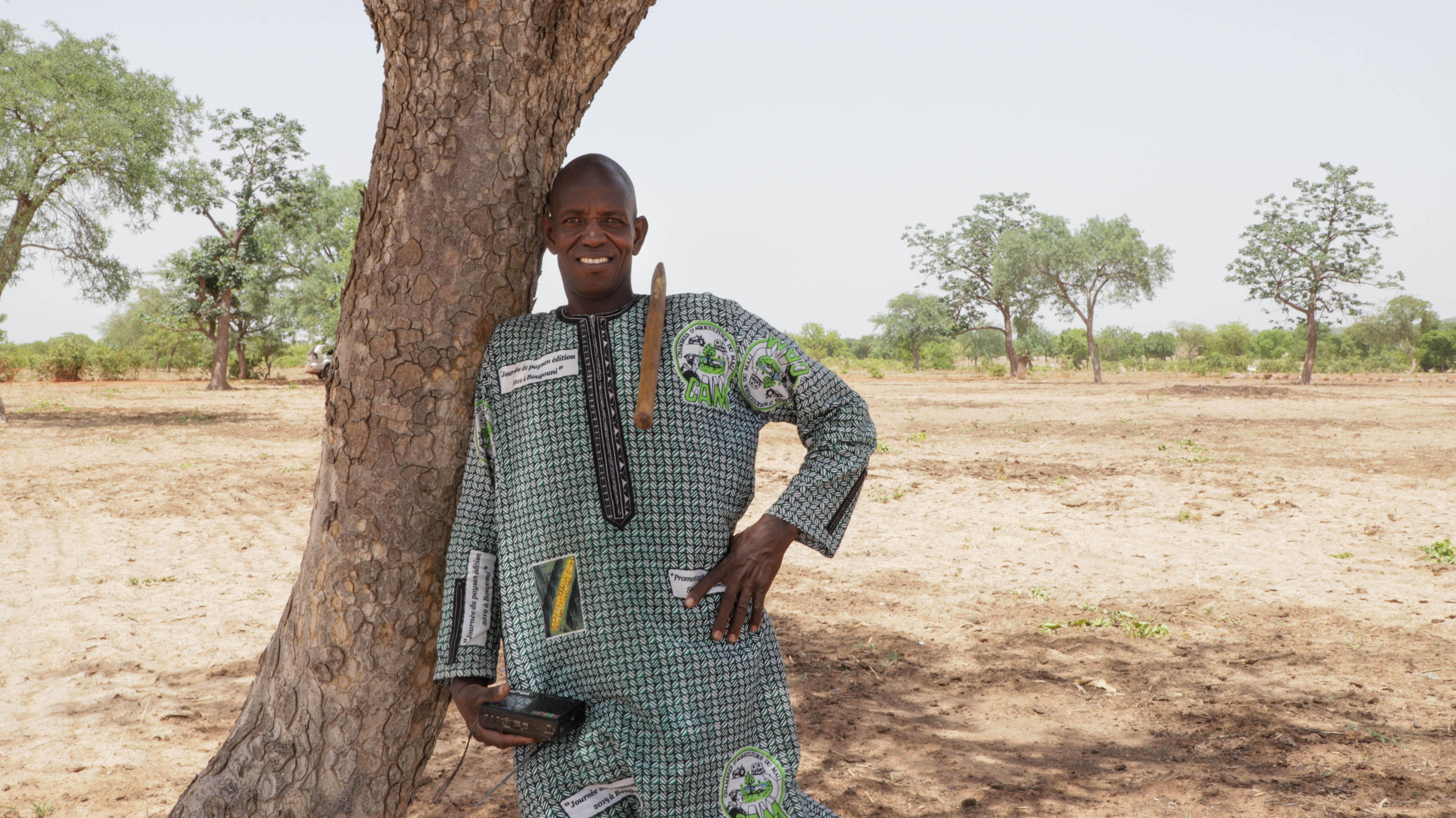 Siratigui on his farm