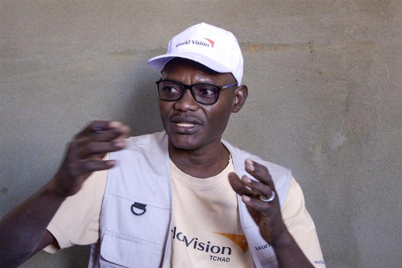 Guillaume explaining his work