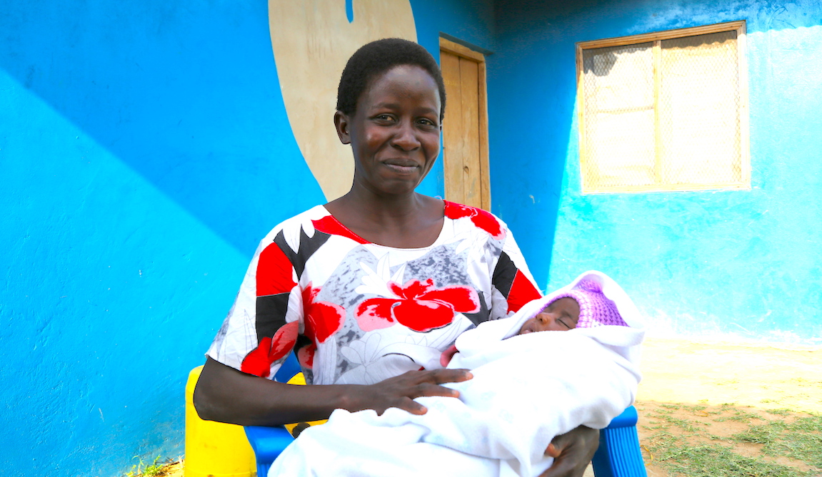 Mary is empowered with the right knowledge to enable her take care of her baby. ©World Vision Photo/Susan Otieno.