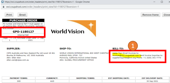 Invoice Submission