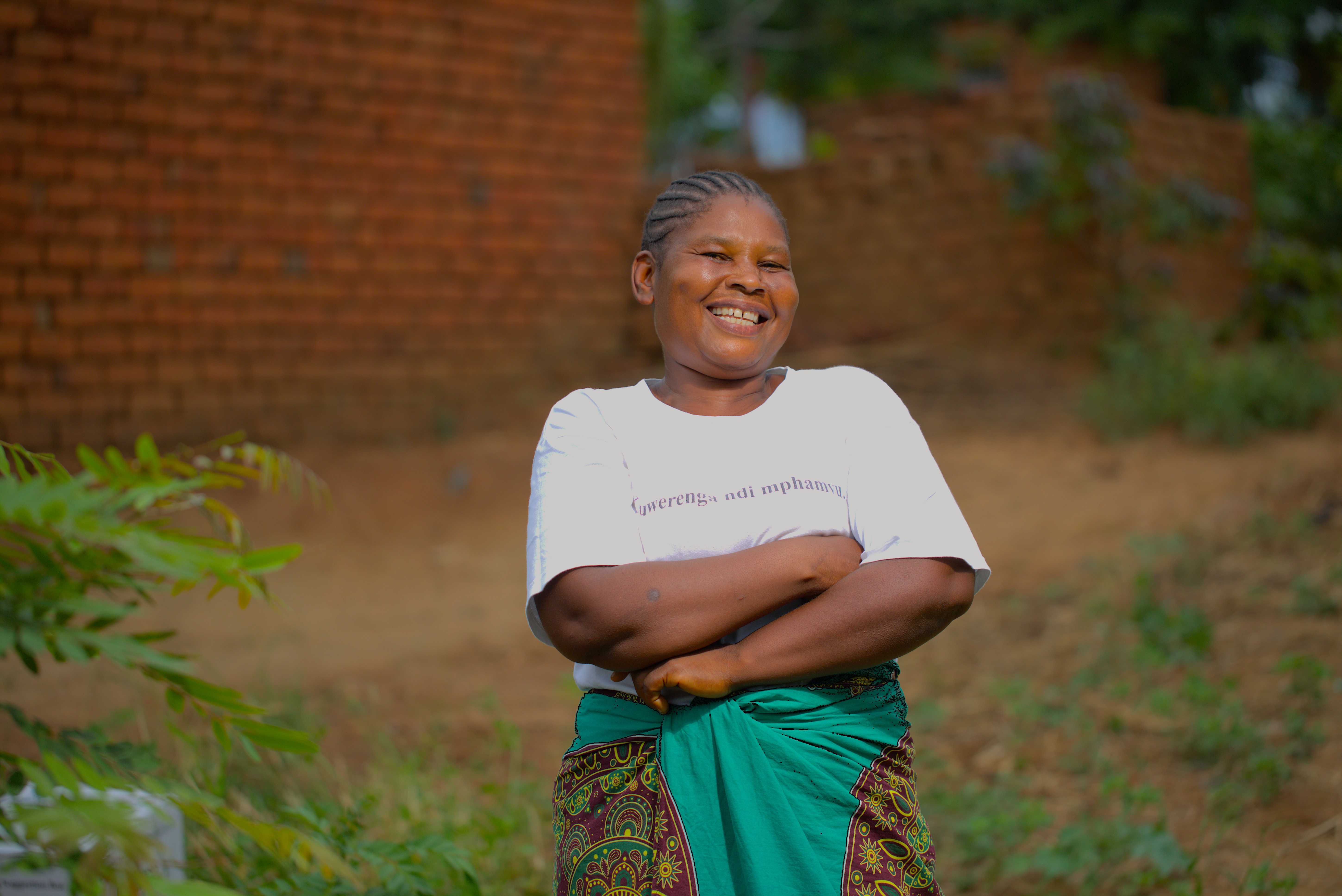 Janet Magombo, a farmer and member of the Muso Five Club
