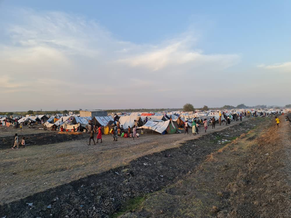 IDP camp in Kodok