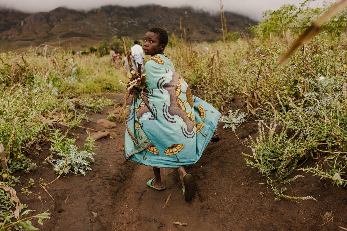 Children in the field