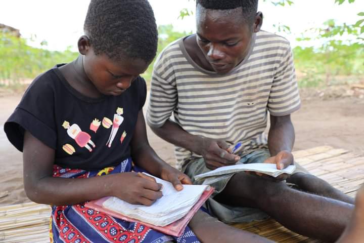 Lucia is now attending school. She says that she is learning the alphabet and is happy that “My brother’s love and support make going to school even more satisfying and enjoyable.”
