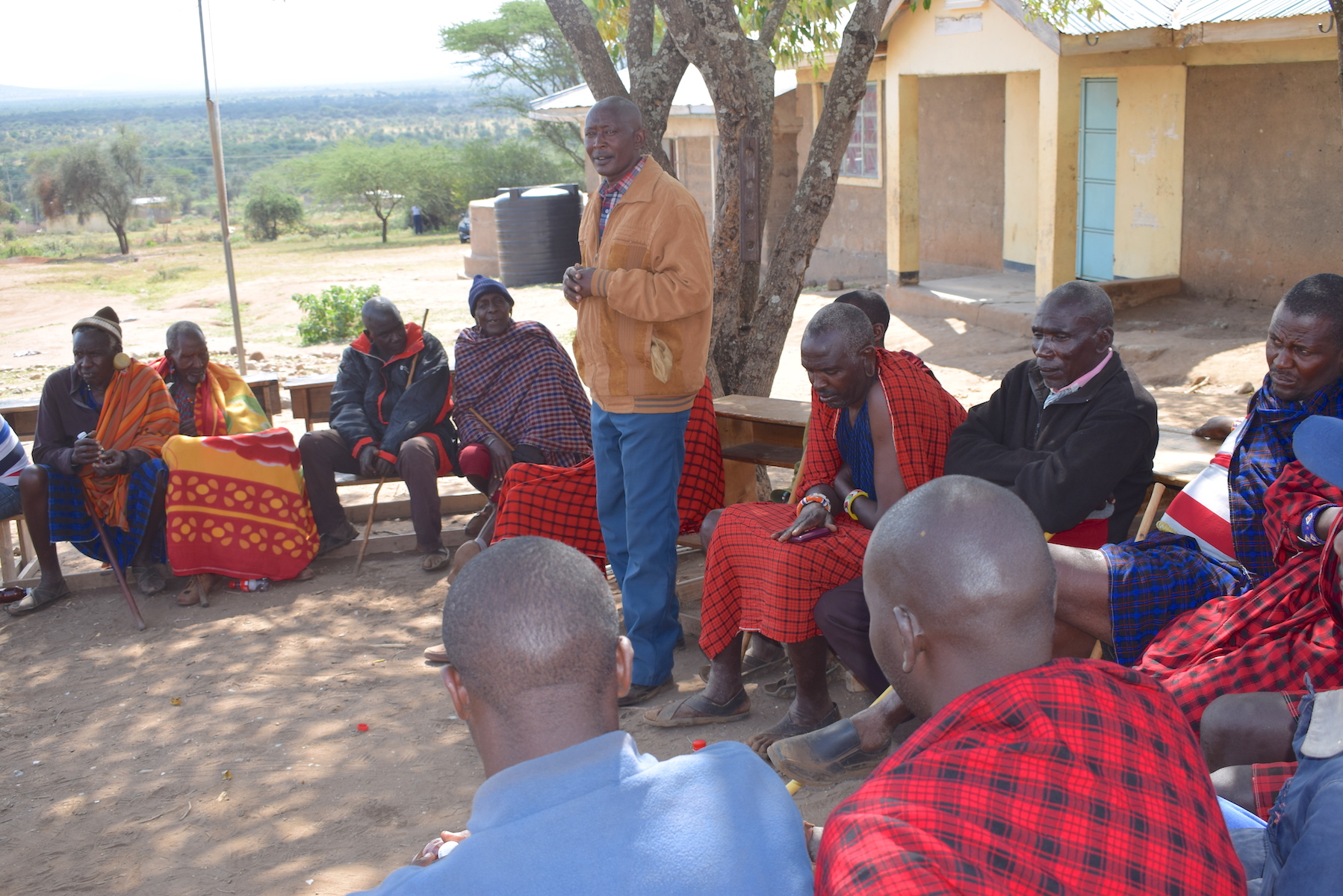 Men dialogue forums, supported by World Vision and UNICEF Kenya are accelerating the abandonment of FGM and child marriage in Kajiado County, Kenya. ©World Vision Photo/Kenya.