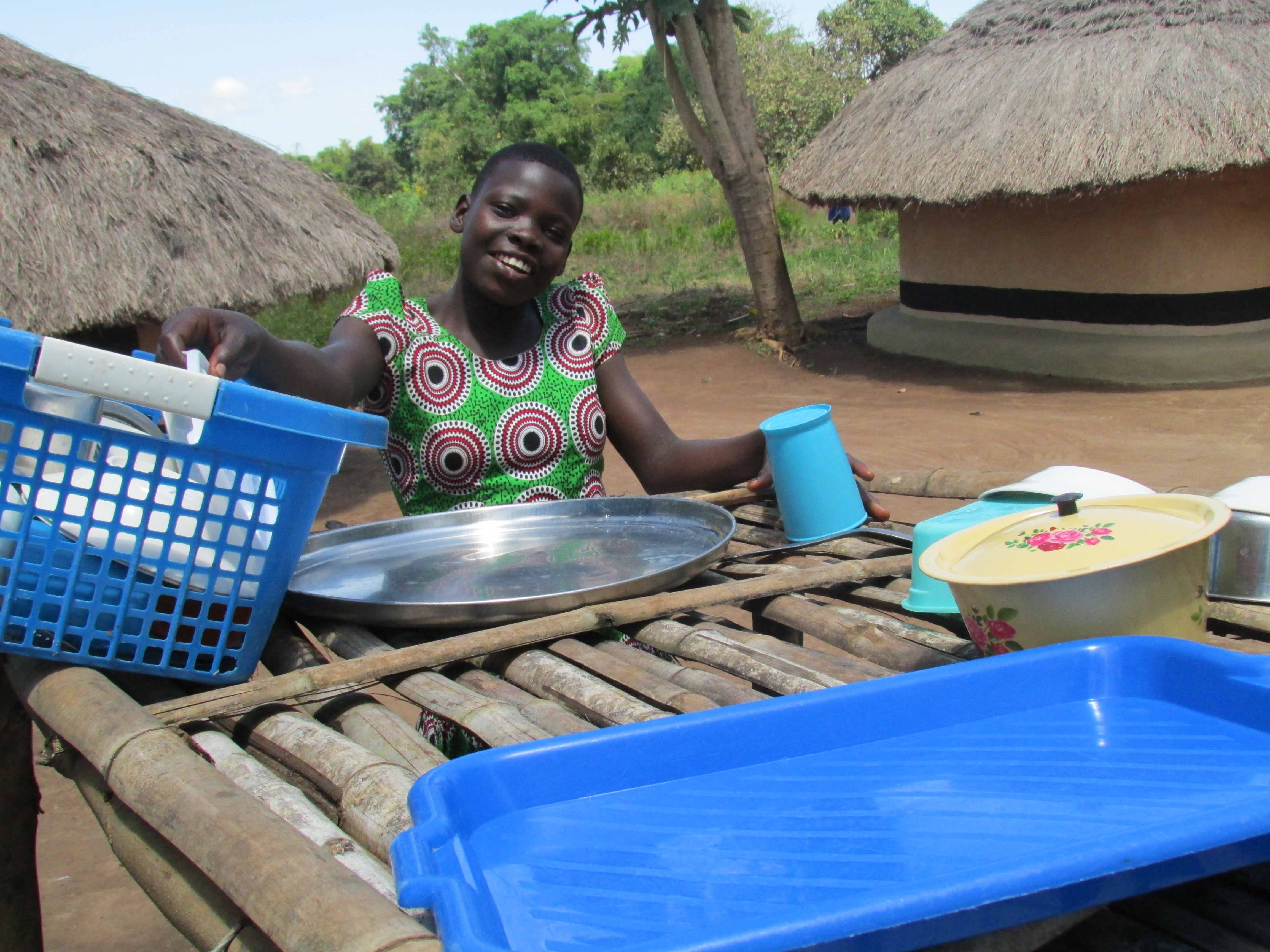 Mercy Akello at home