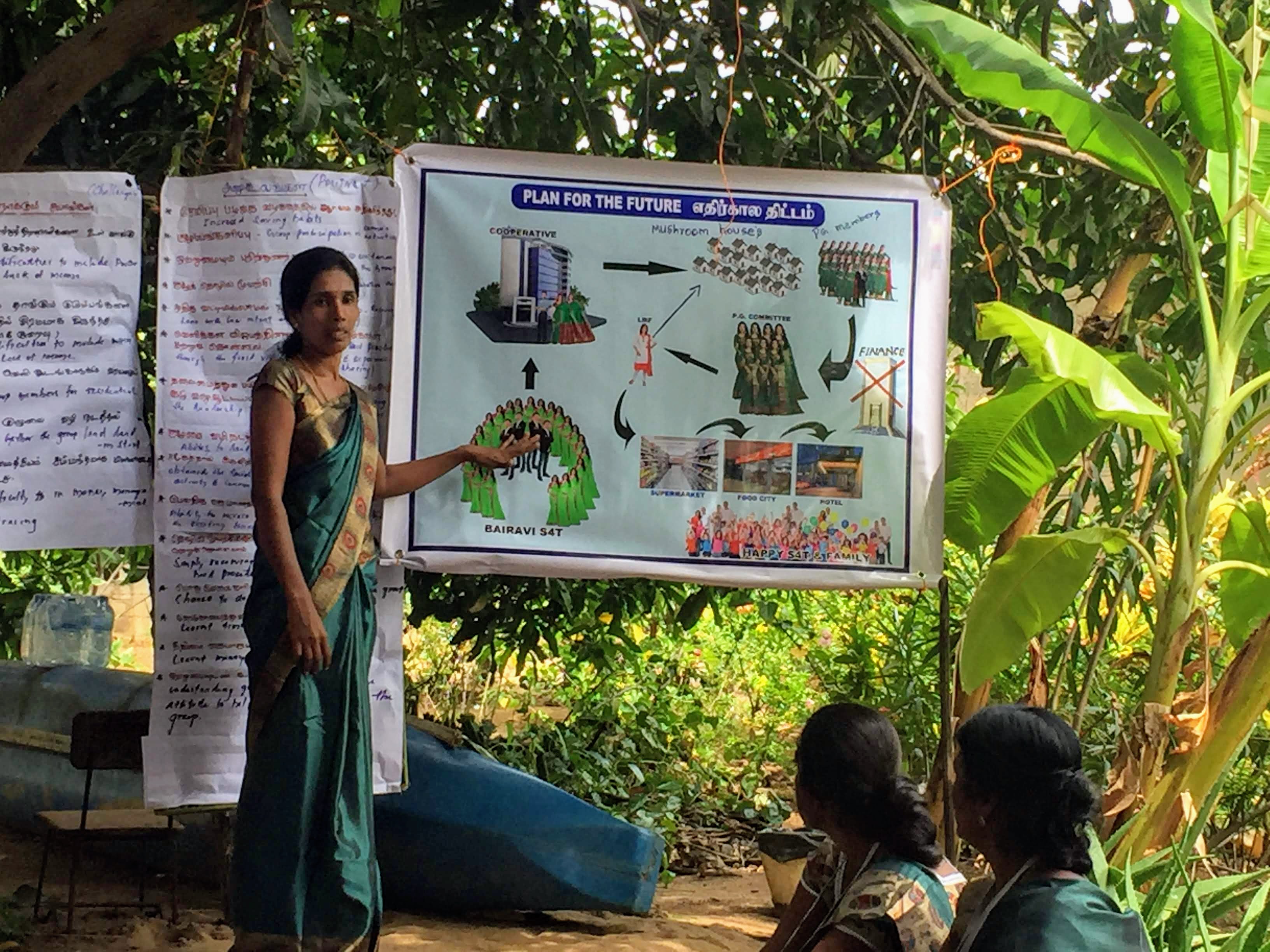 Training with women in Sri Lanka