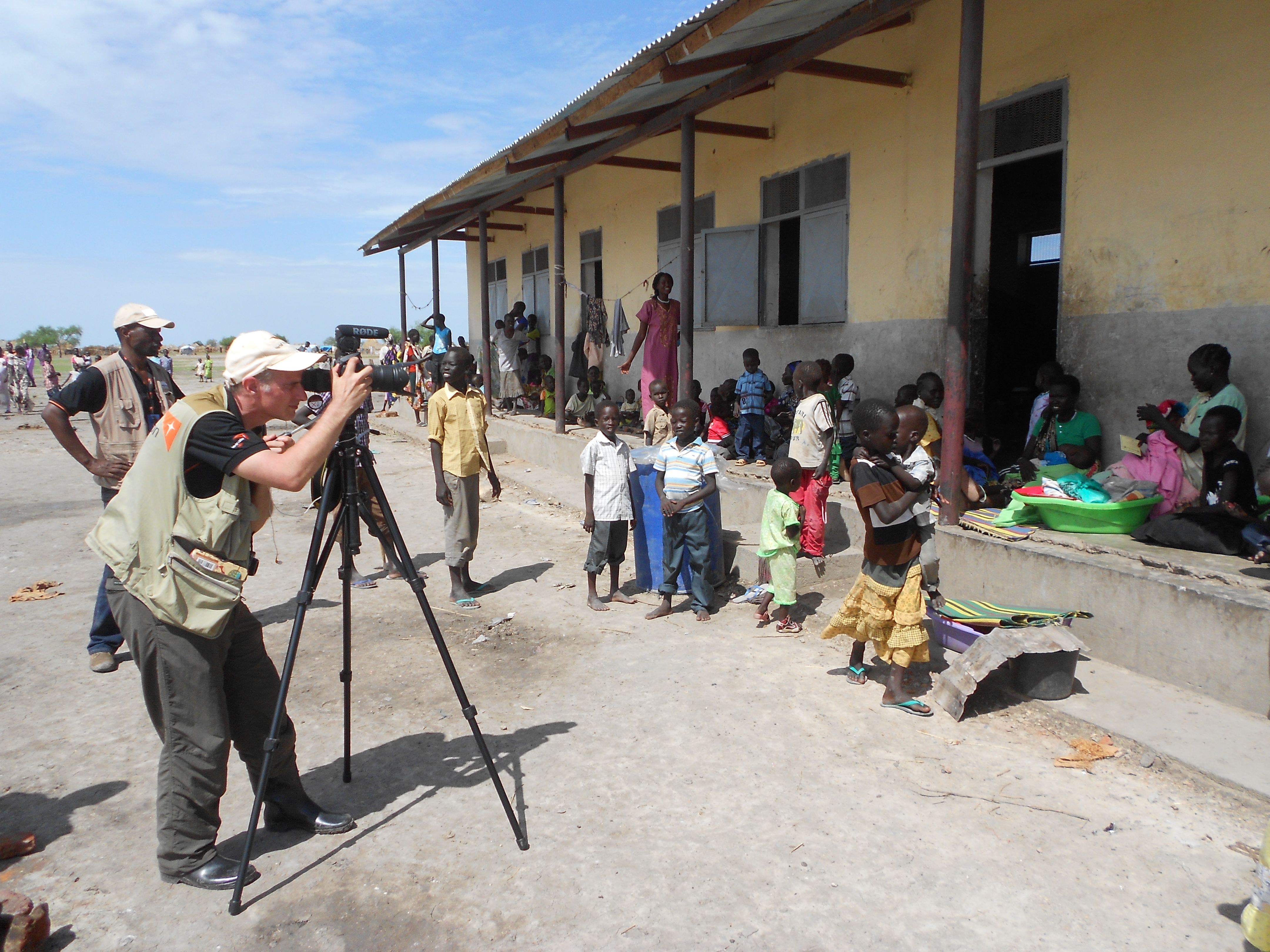 James East, World Vision Emergency Communications Director in South Sudan