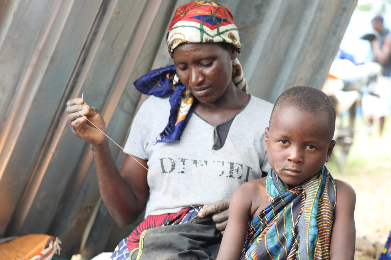 Monica and her child