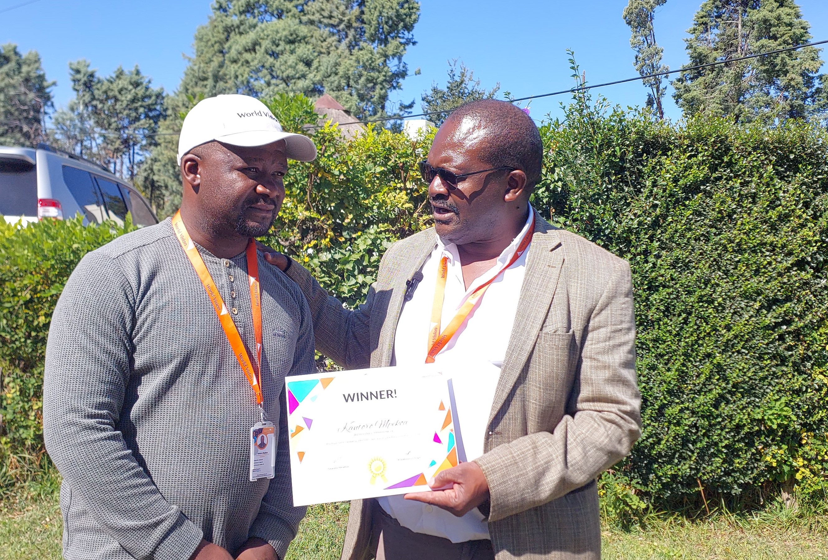 Mpekoa's Achievement in World Vision's Sponsorship Engagement Training