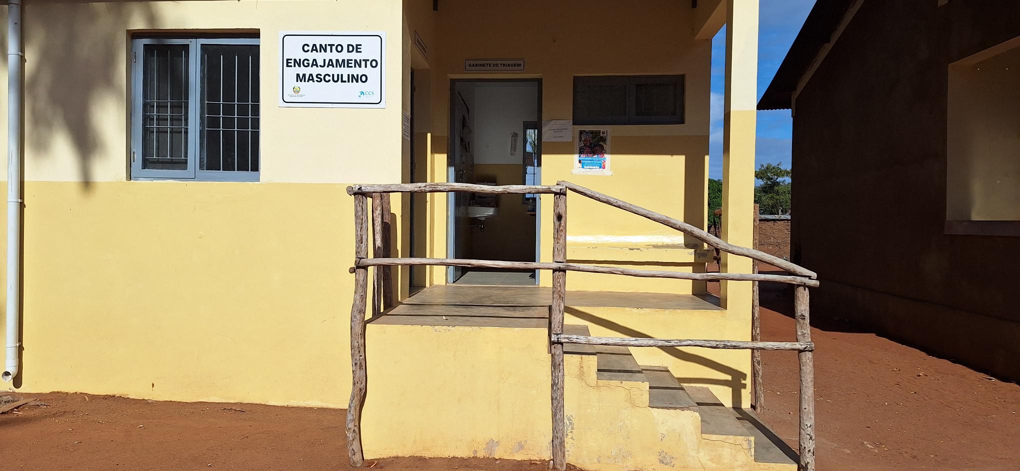 Ramp built by the CVA committee using local materials.