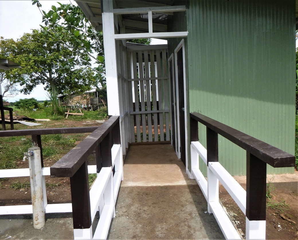 Newly constructed ablution at Awaba health facility