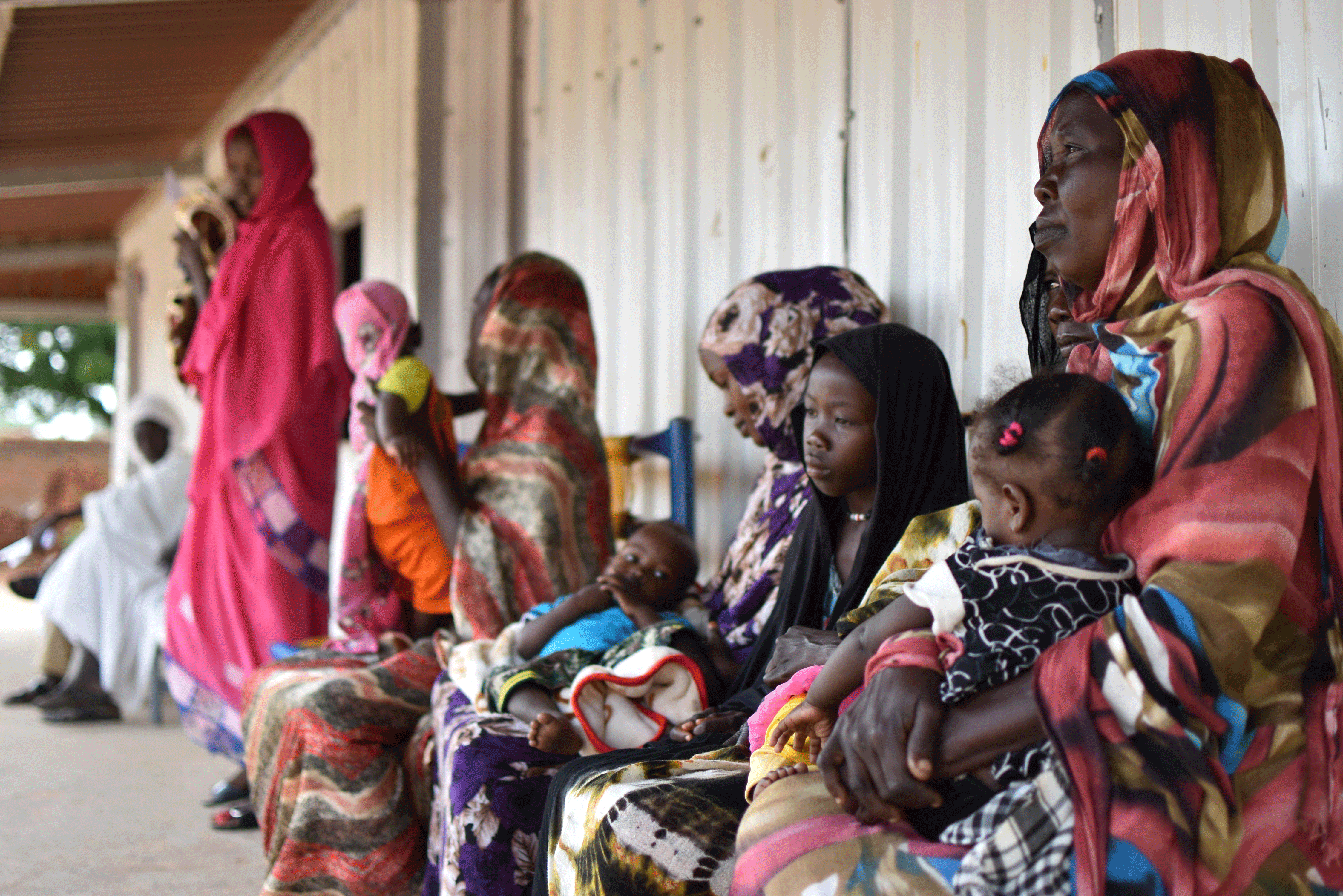 Patients, most of them IDPs from the Otash camp often flock to the clinic for free consultation and access other services offered for free.