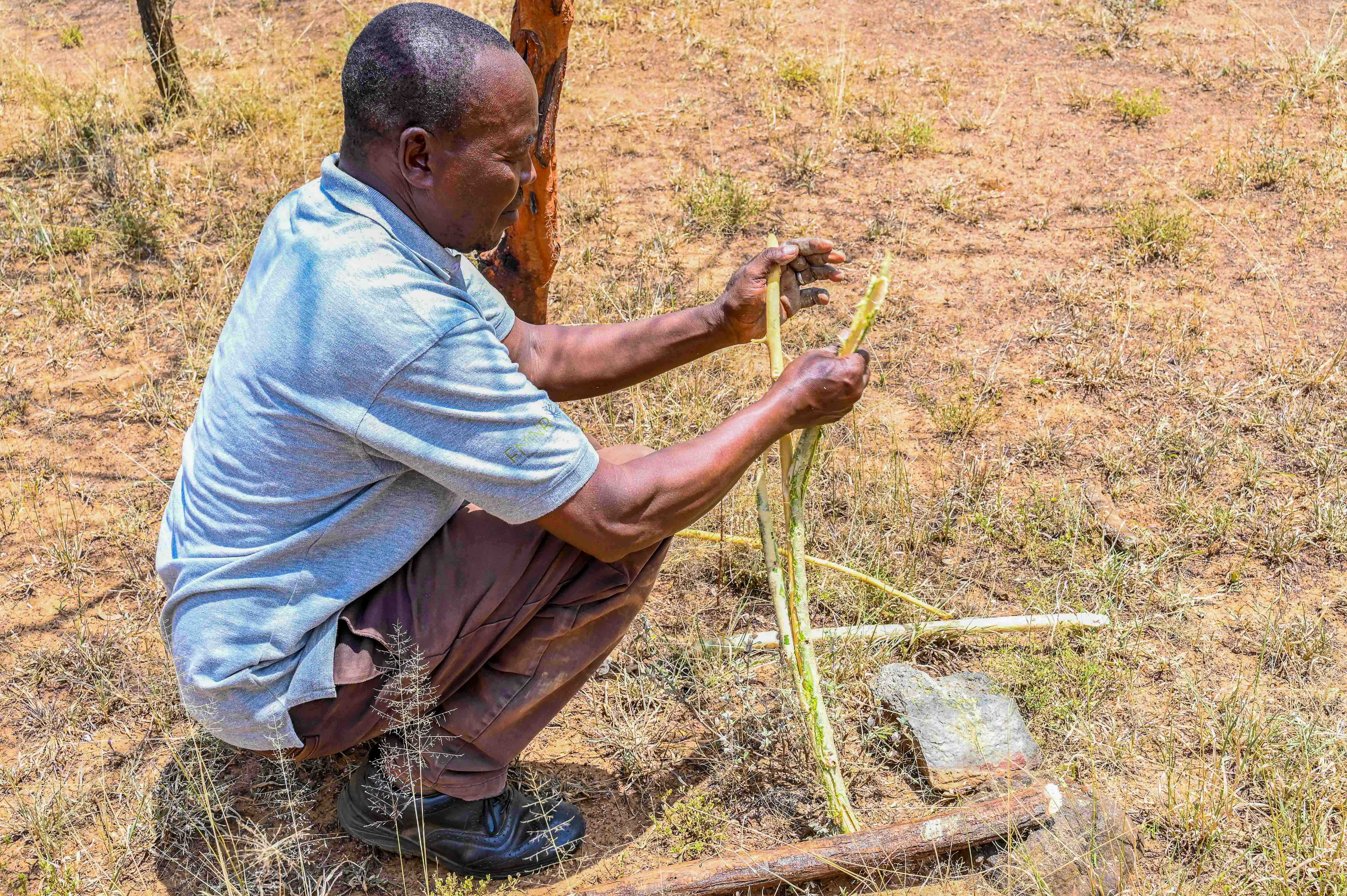 Zakayo is happy with World Vision's support as it has improved his life and health