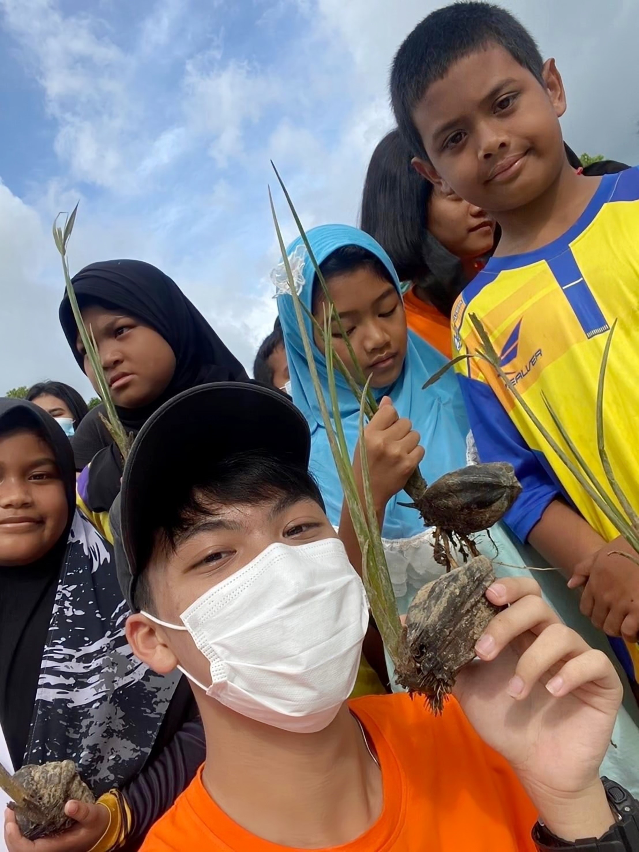 Jack and other youth leaders initiated the Mangrove Reforestation Project