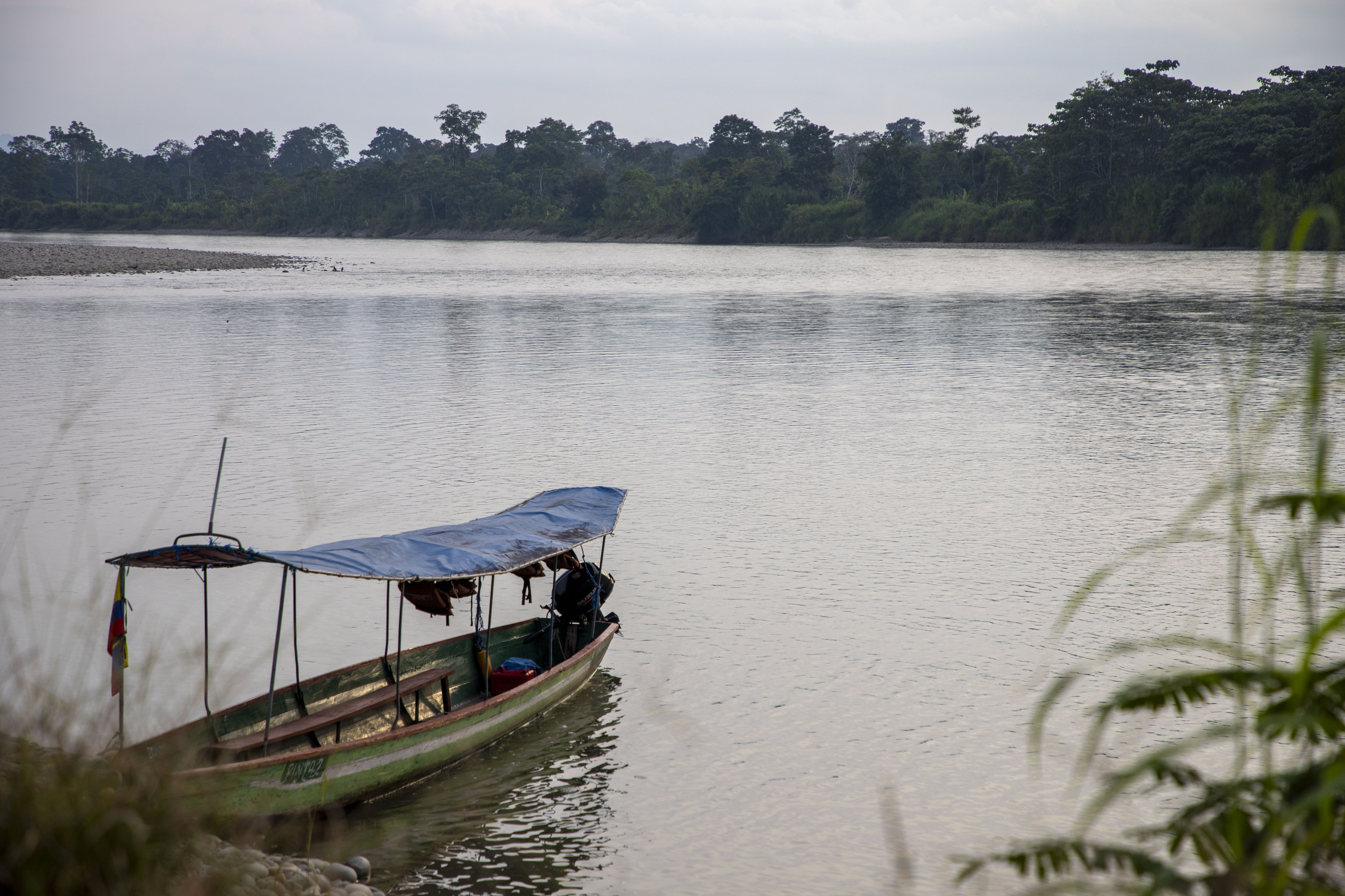 A tranquil view of the Colombian Amazon