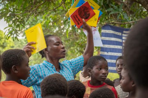 World Vision's reading camp in Zambia