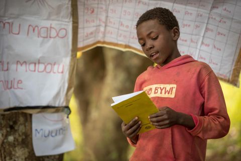 Reading camp in zambia