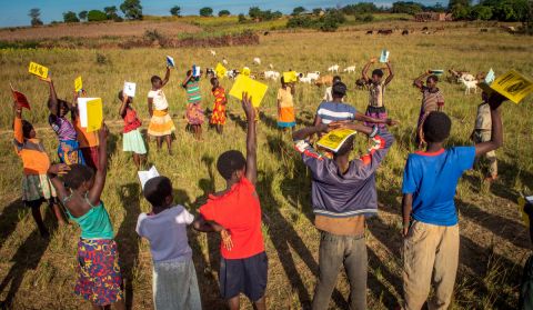 World Vision's reading camp in Zambia