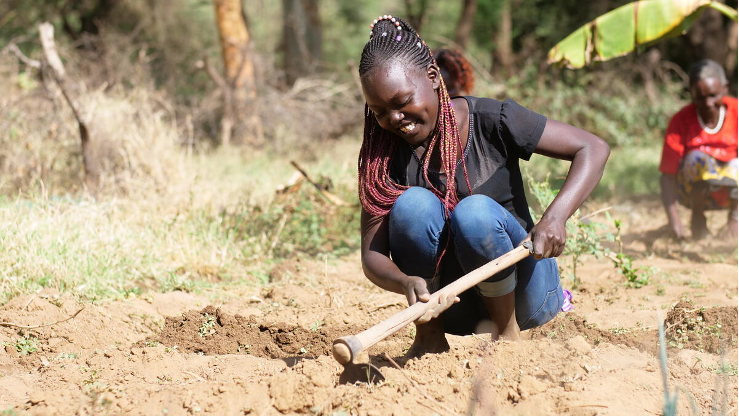 The FMNR practice has led to increased tree cover in Ruth’s community making it easy for women and girls to access firewood. ©World Vision Photo