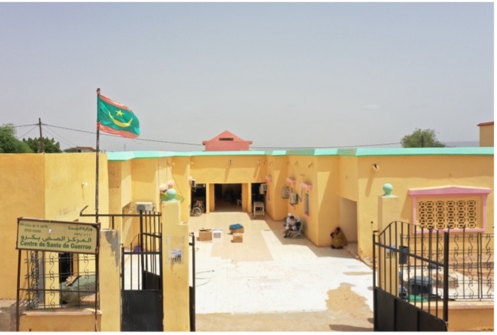 Centre de santé de Guérou, entièrement construit par World Vision Mauritanie, et qui bénéficie régulièrement de son appui matériel.