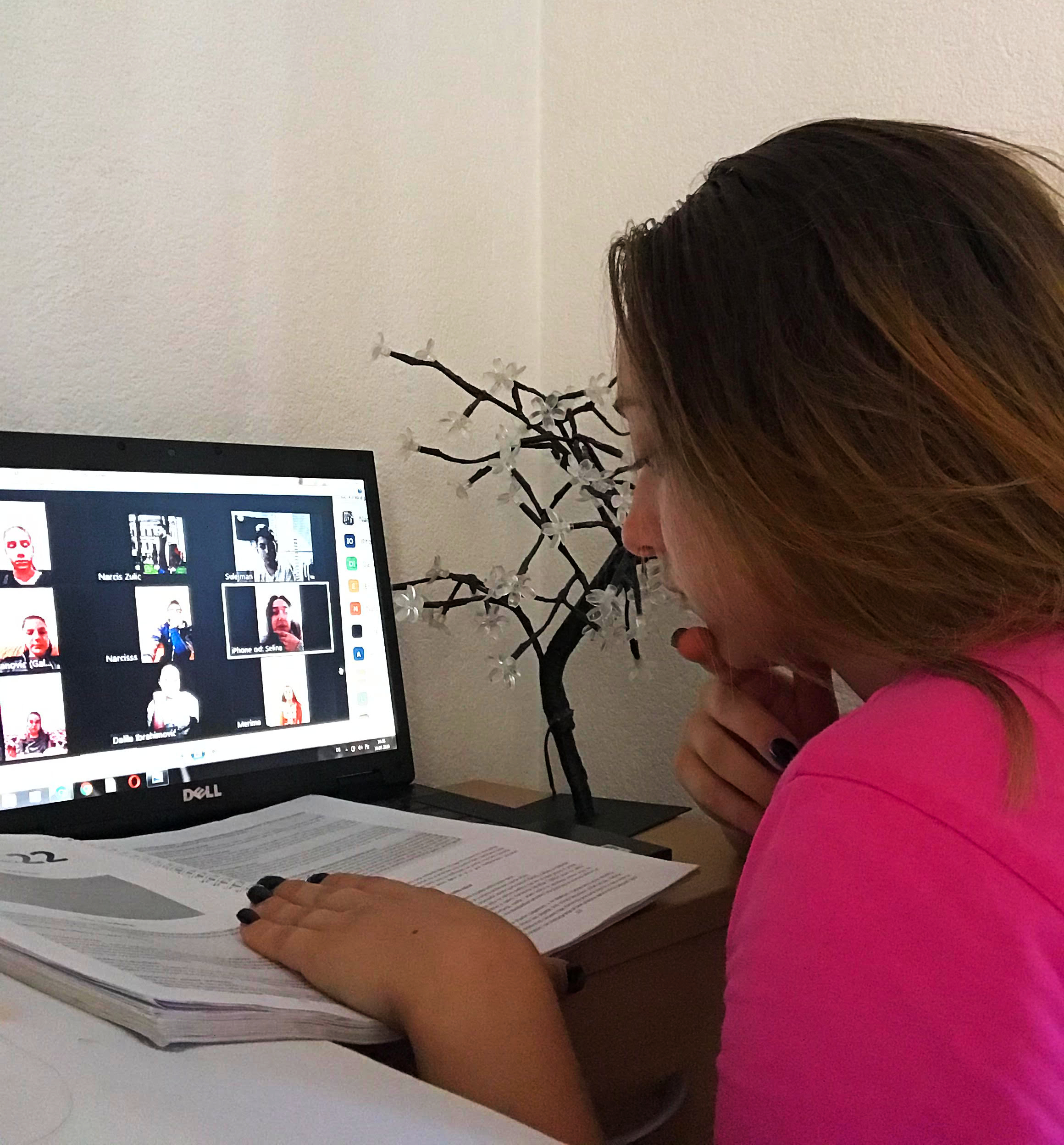 Selina Mehmedovic tokom online radionice