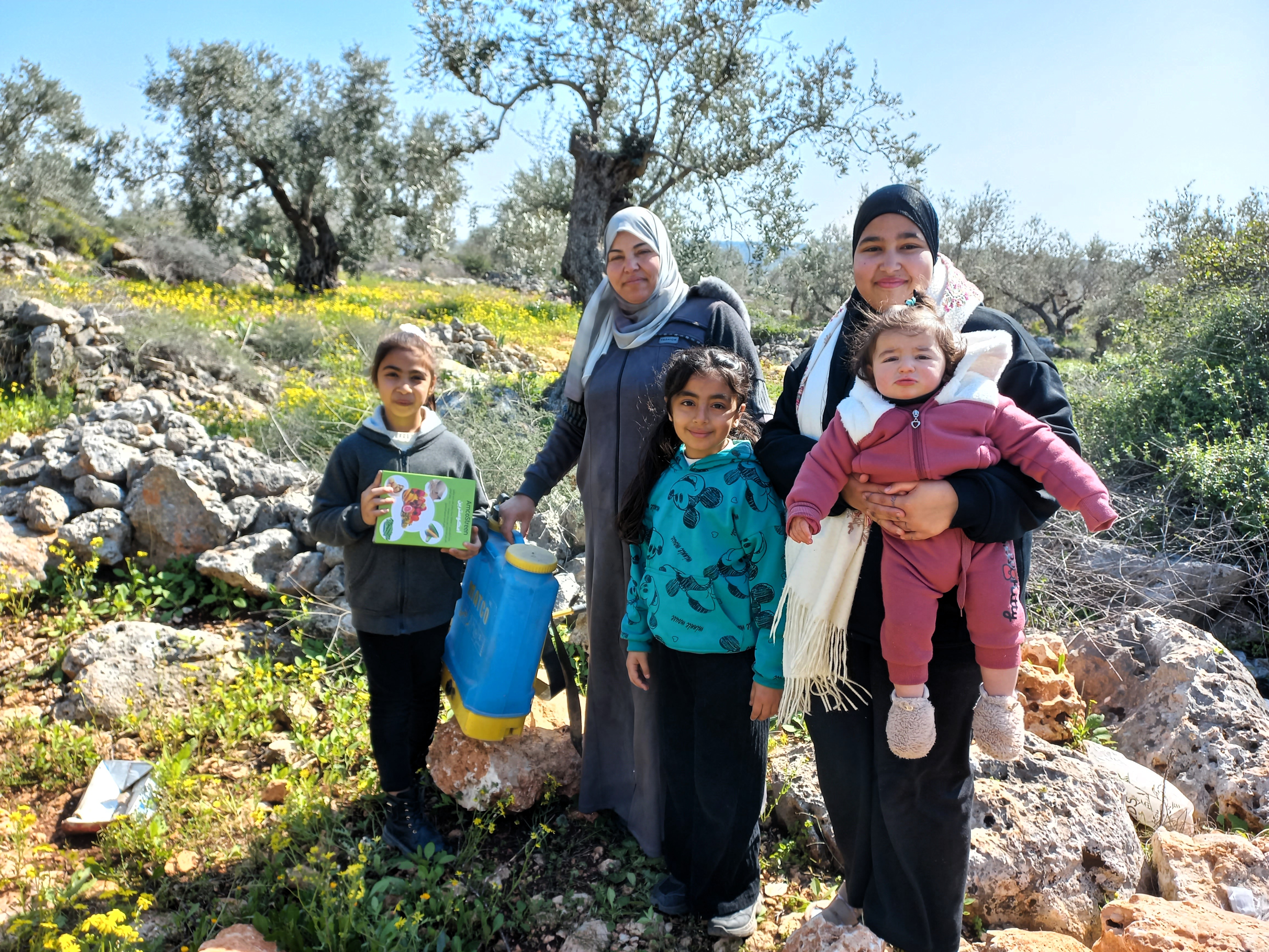 Shrin and her family are ready to go back to their land