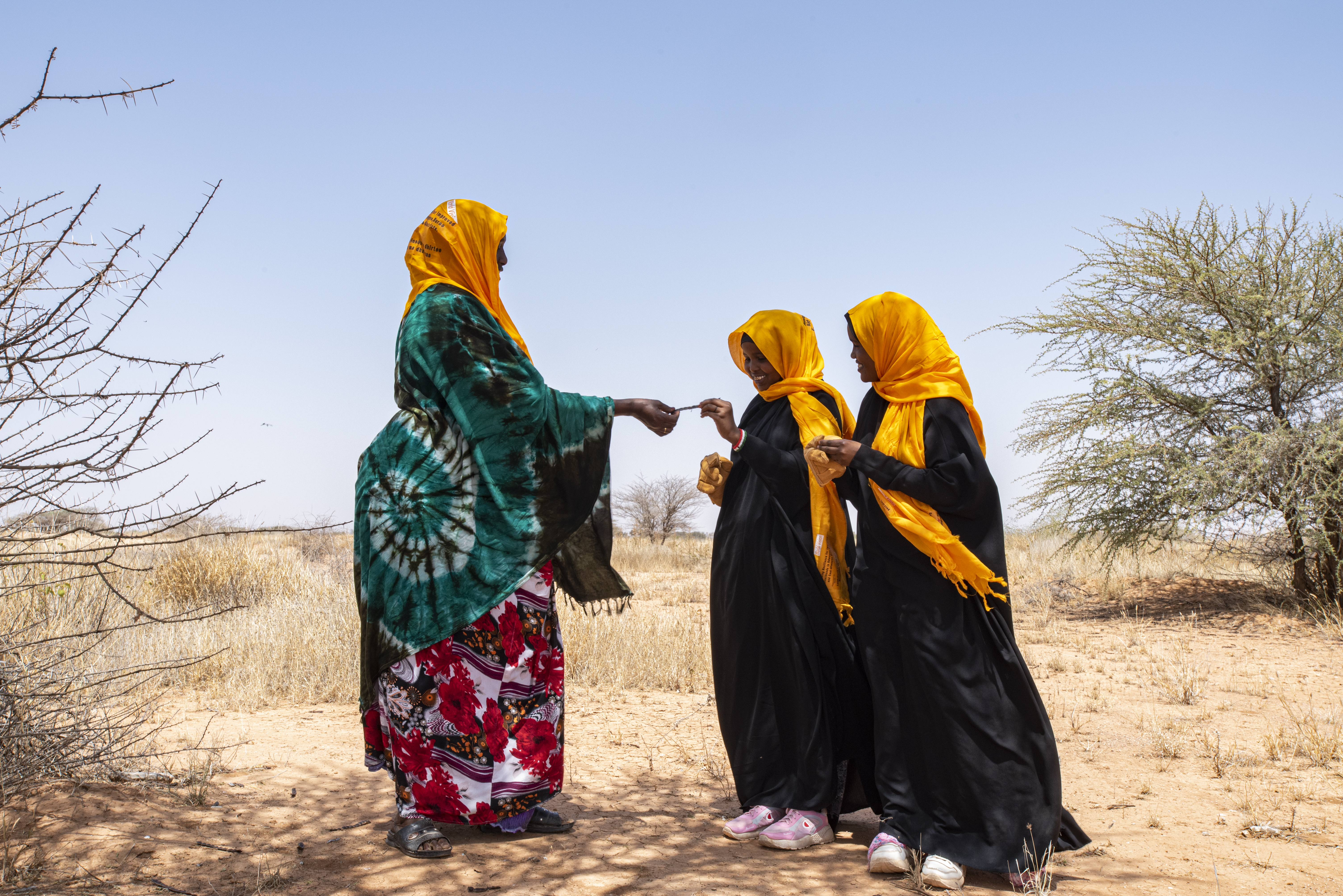 Sahra and her daughters