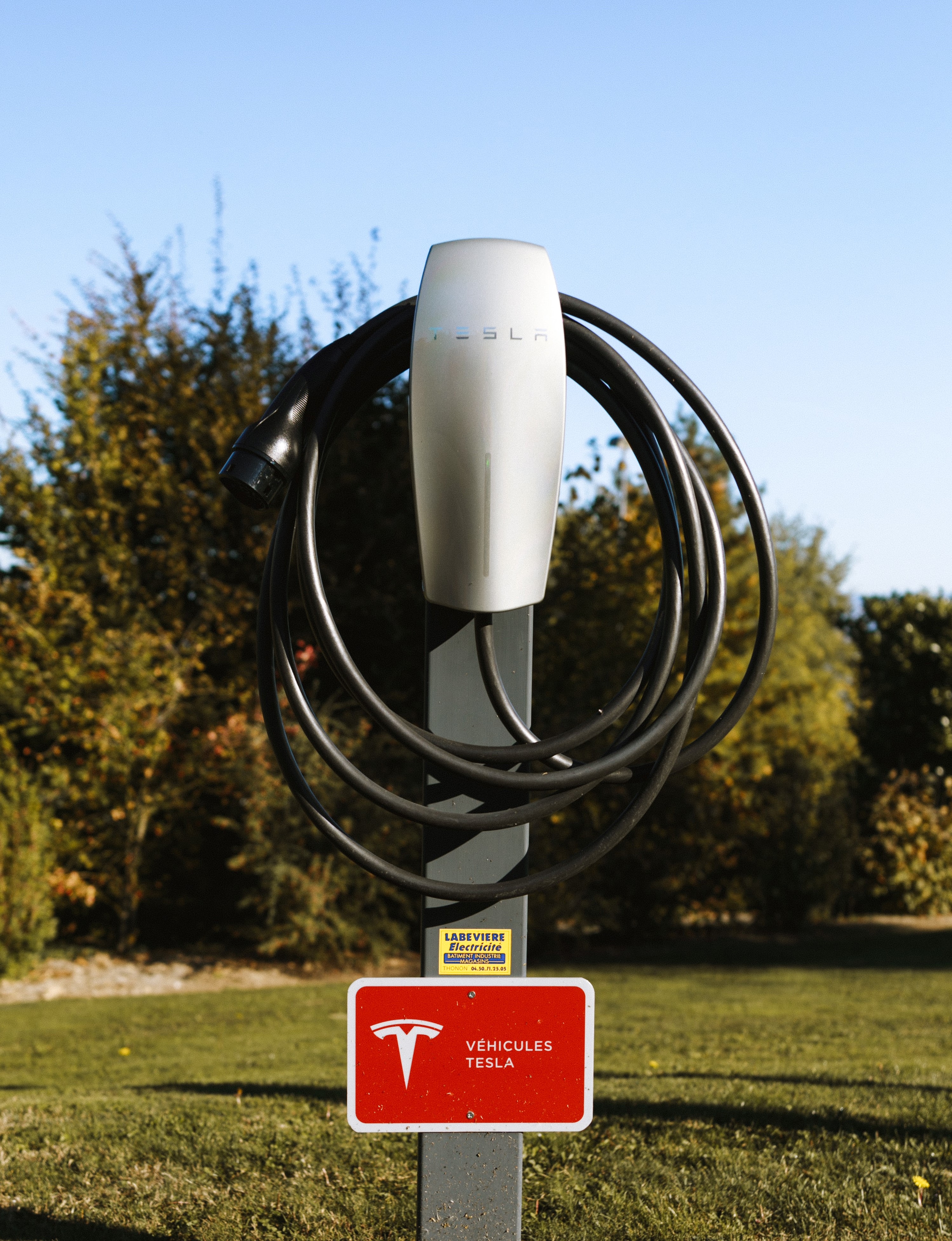 Tesla charging point by Humphrey Muleba